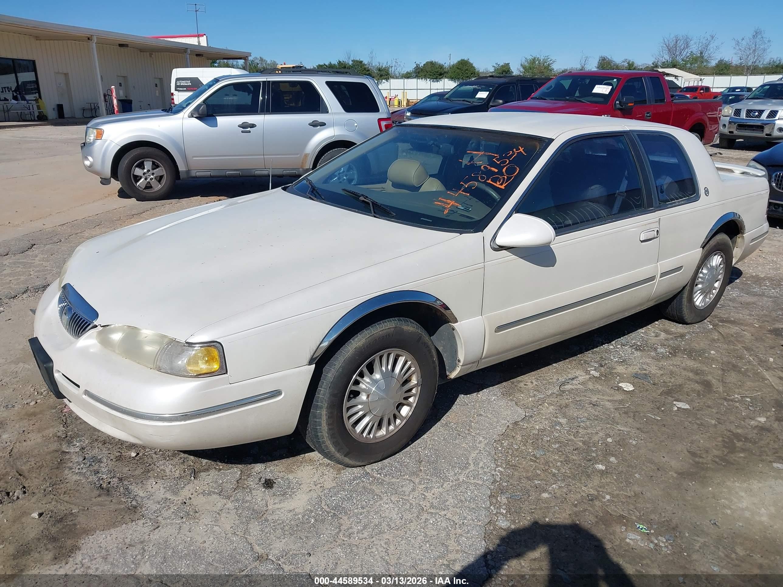 1997 Mercury Cougar Xr7 White vin: 1MELM62WXVH600084