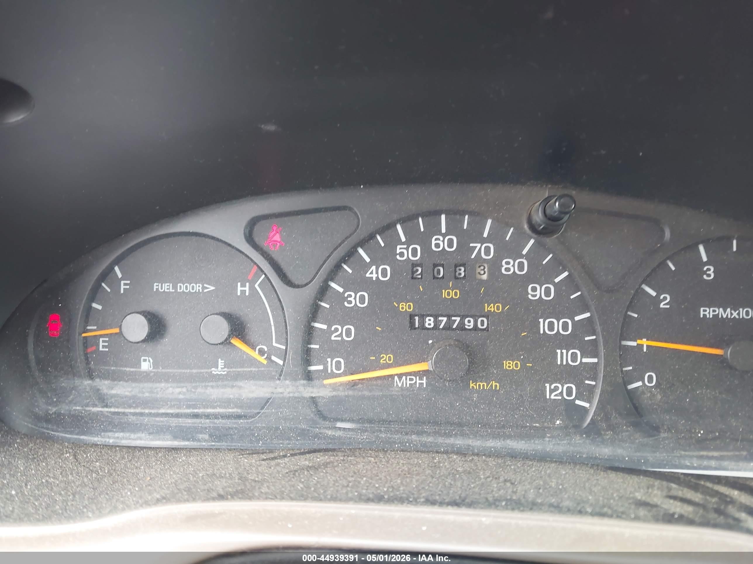 1997 Mercury Cougar Xr7 Maroon vin: 1MELM62WXVH603602