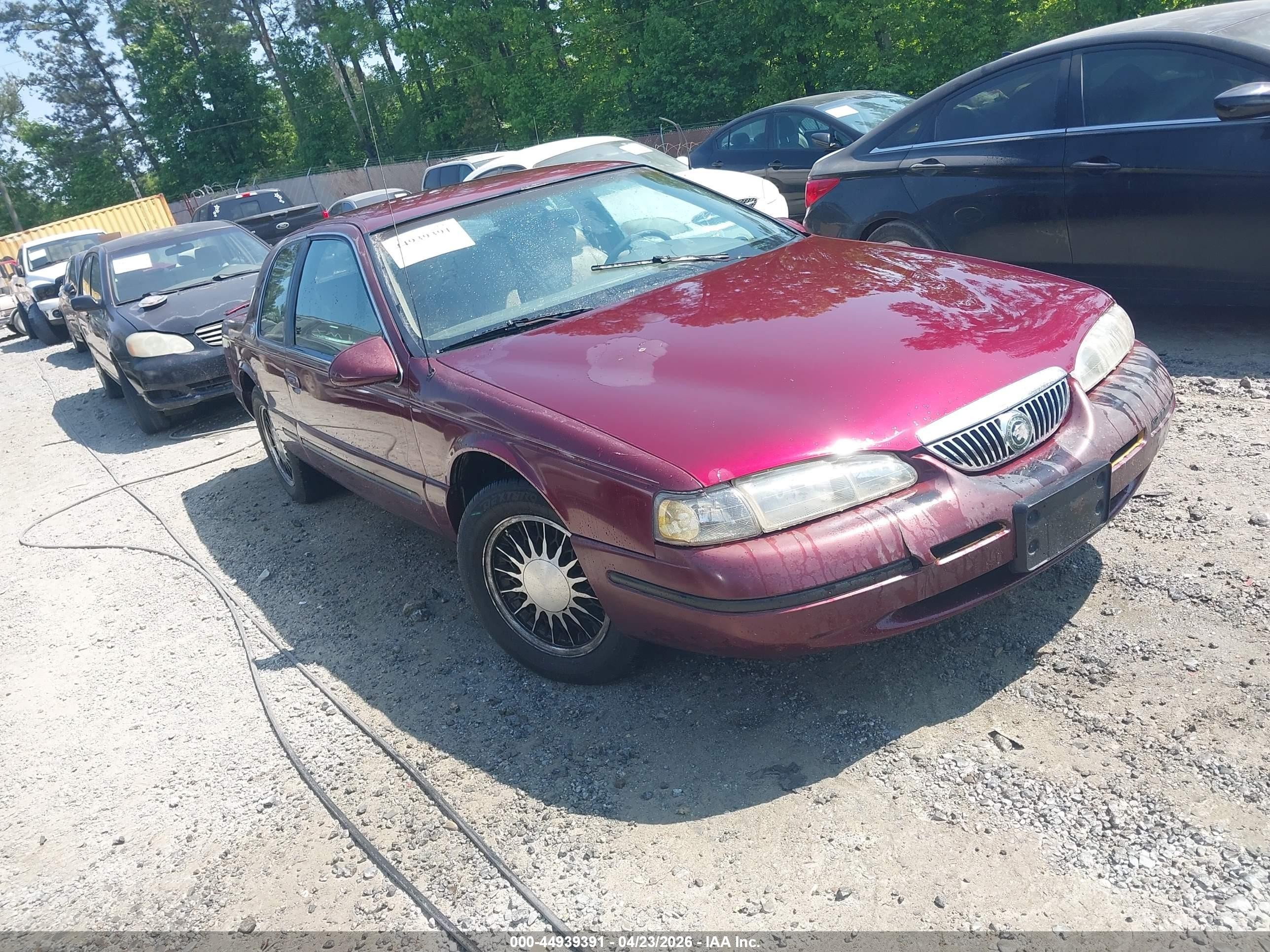 1997 Mercury Cougar Xr7 Maroon vin: 1MELM62WXVH603602