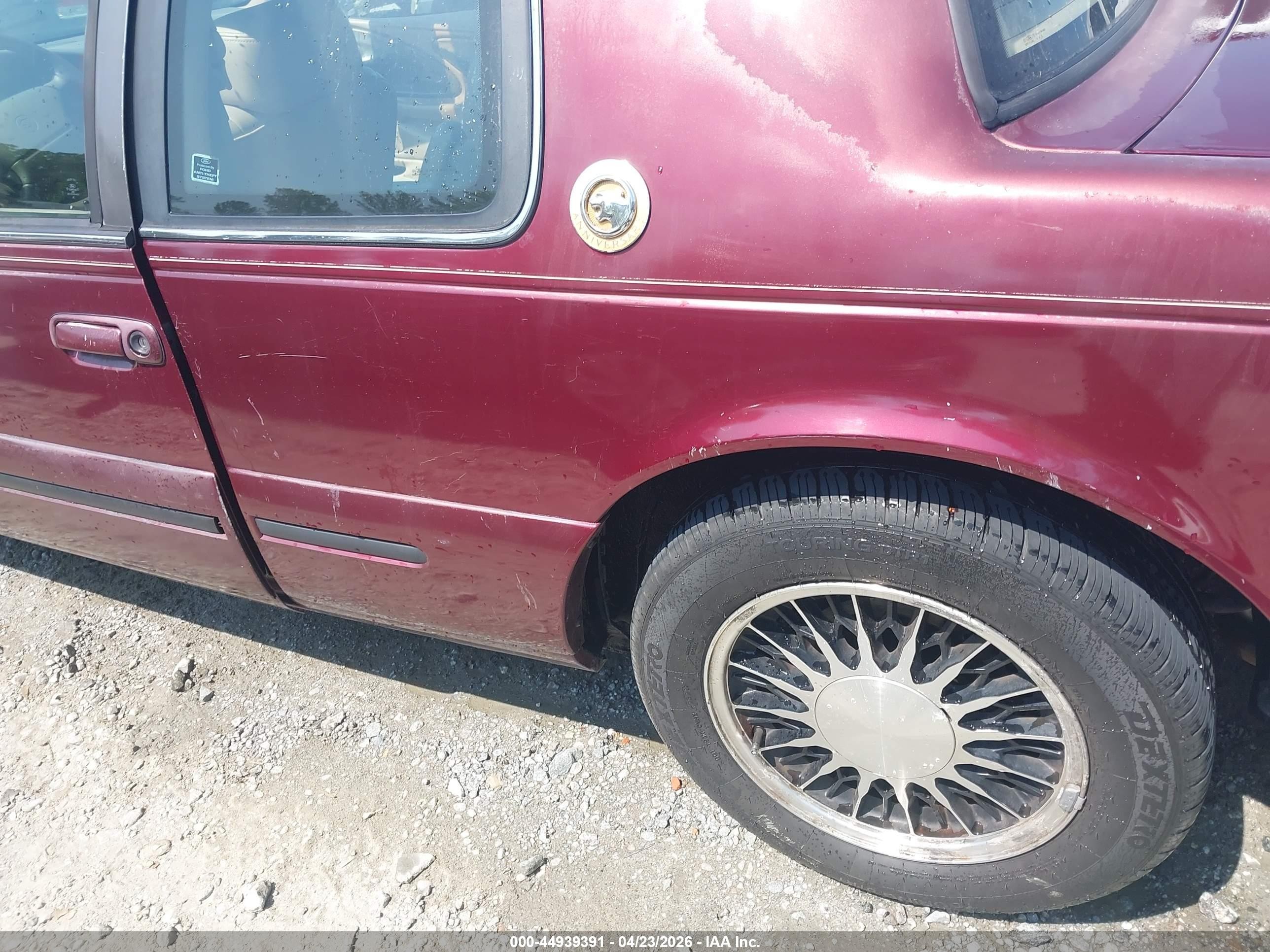 1997 Mercury Cougar Xr7 Maroon vin: 1MELM62WXVH603602