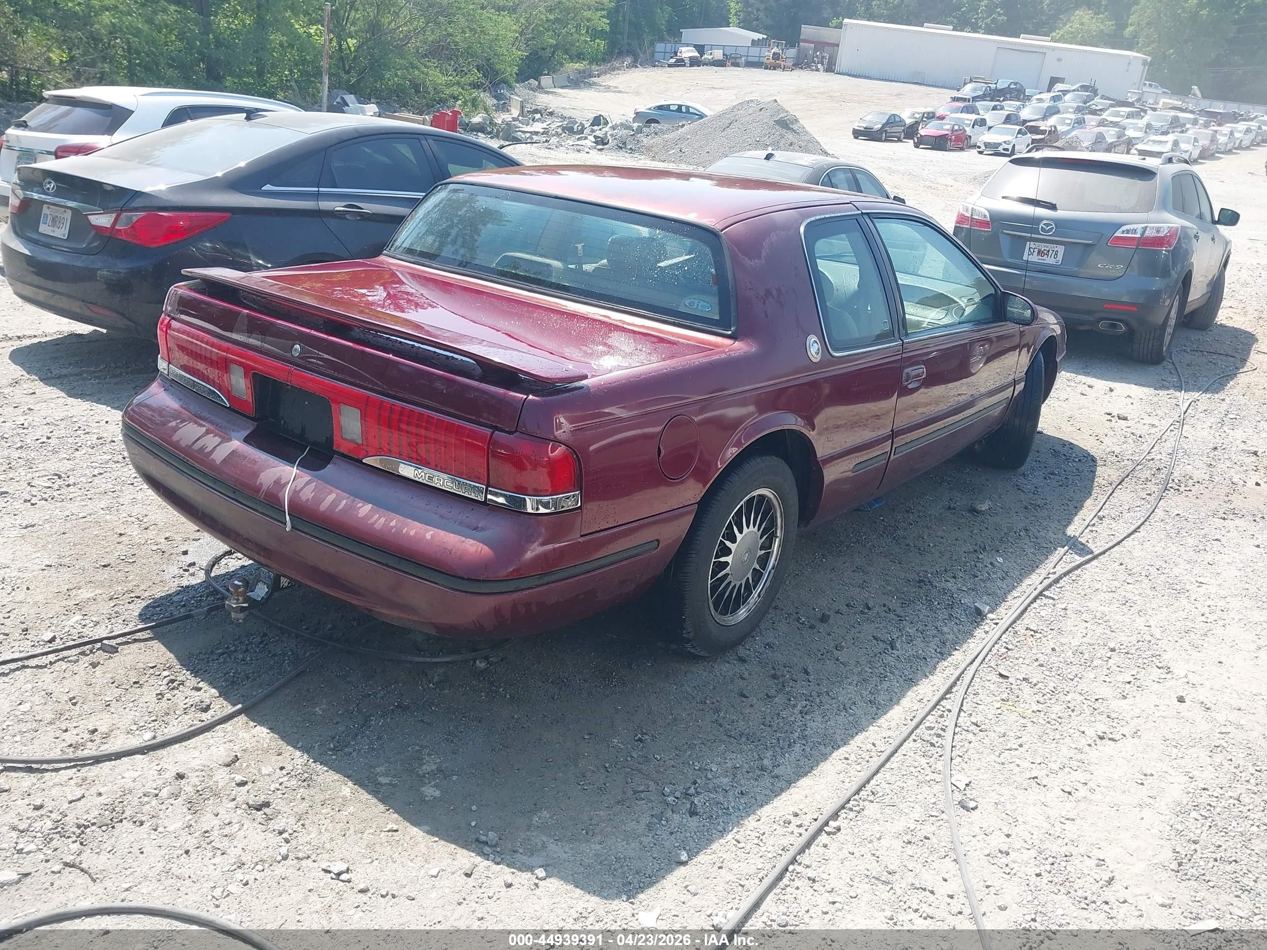 1997 Mercury Cougar Xr7 Maroon vin: 1MELM62WXVH603602
