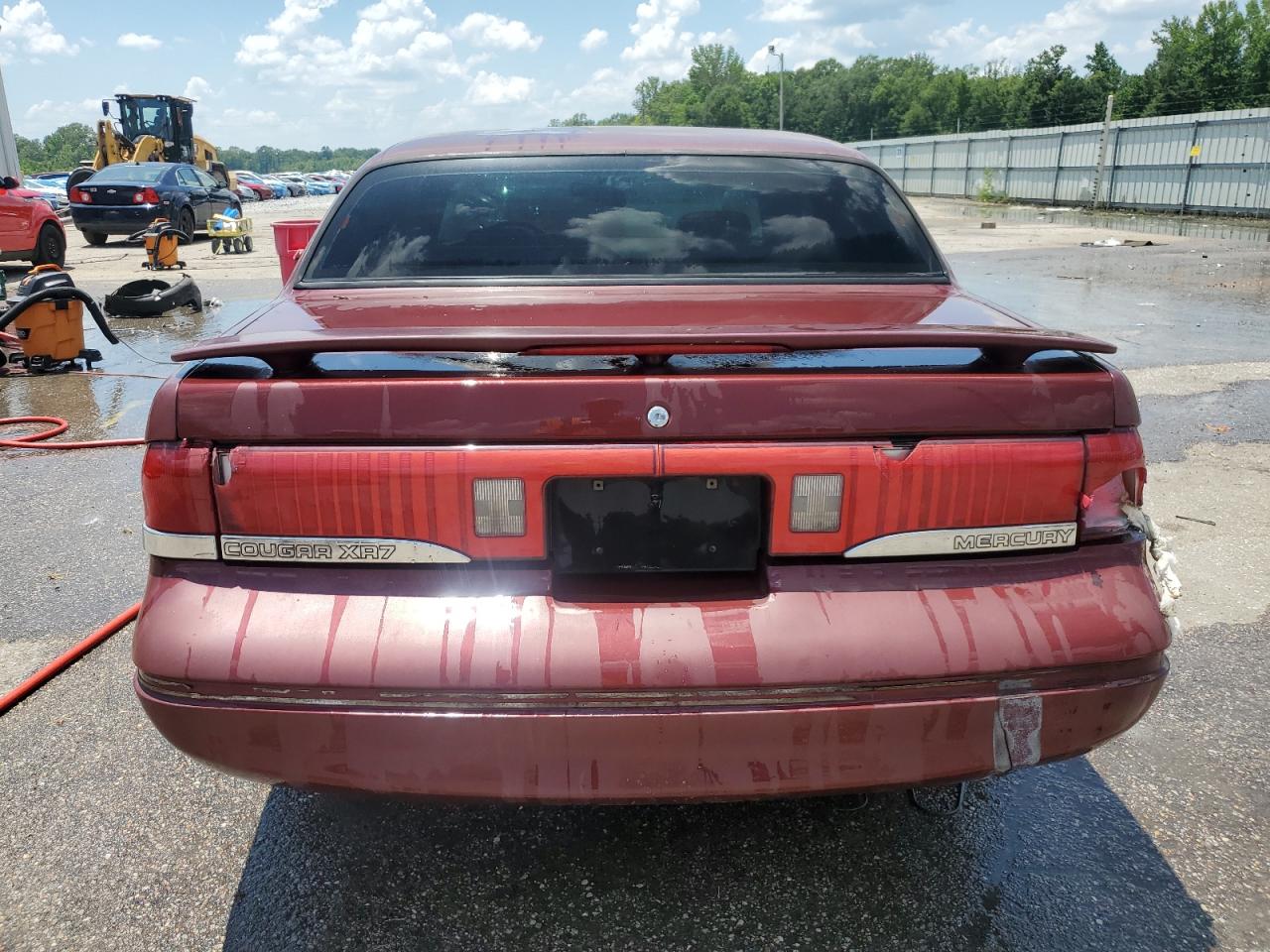 1997 Mercury Cougar Xr7 Burgundy vin: 1MELM62WXVH635319