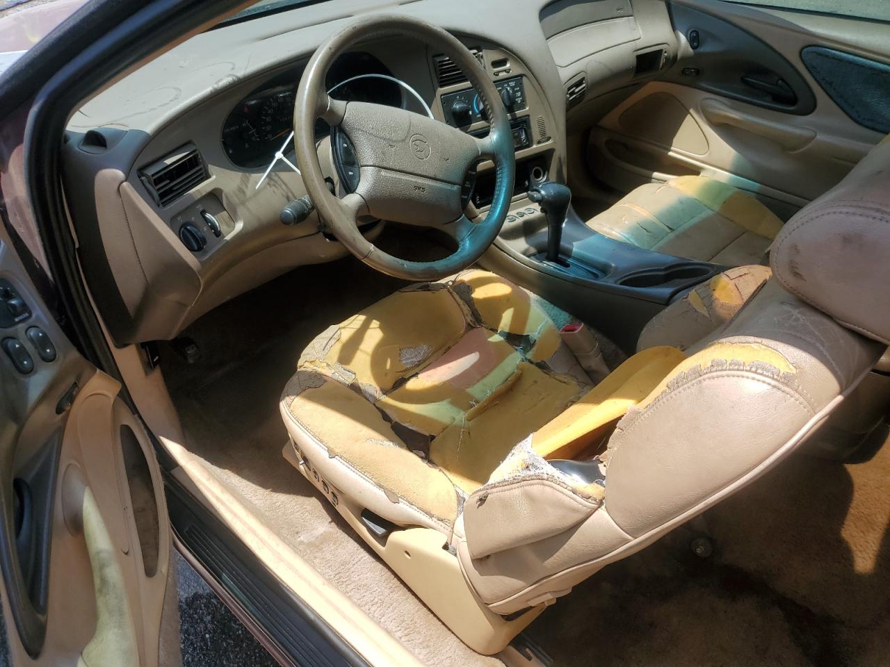 1997 Mercury Cougar Xr7 Burgundy vin: 1MELM62WXVH635319