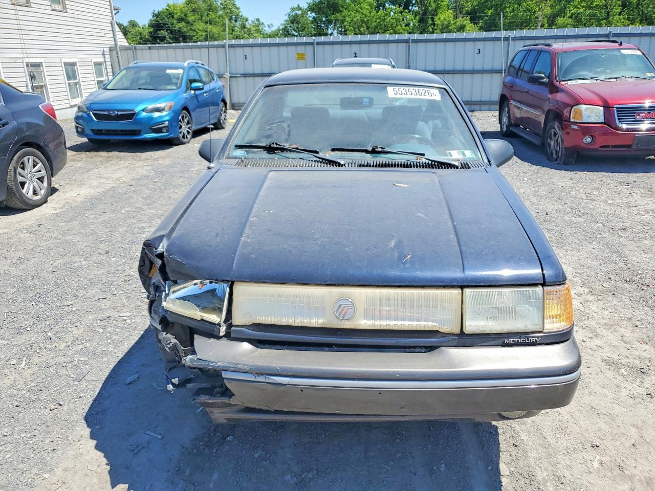 1992 Mercury Topaz Серый vin: 1MEPM33U6NK643238