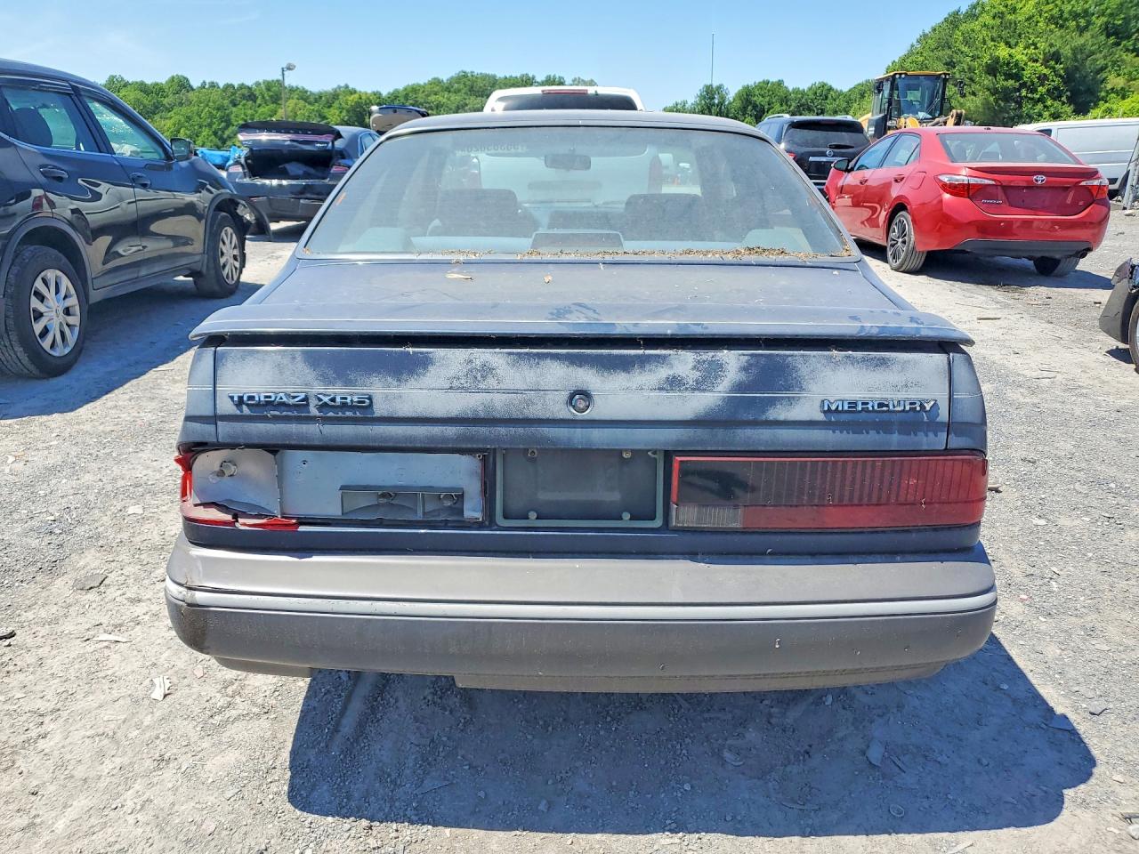 1992 Mercury Topaz Серый vin: 1MEPM33U6NK643238