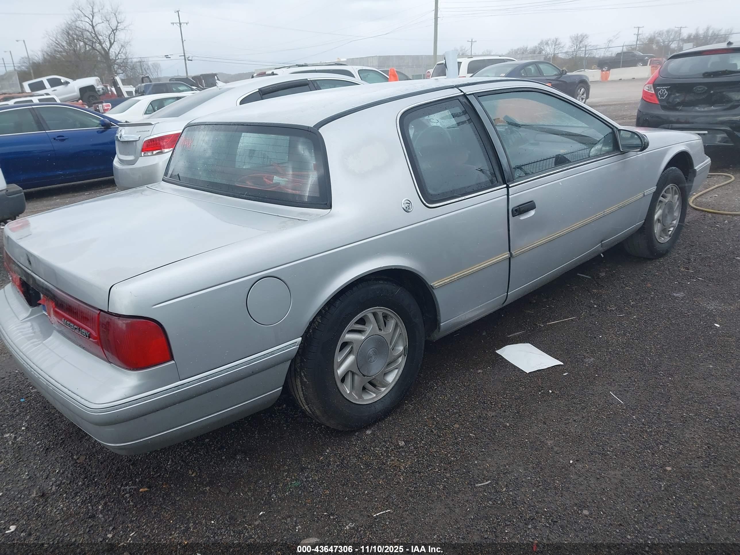 1992 Mercury Cougar Ls Silver vin: 1MEPM6040NH633100