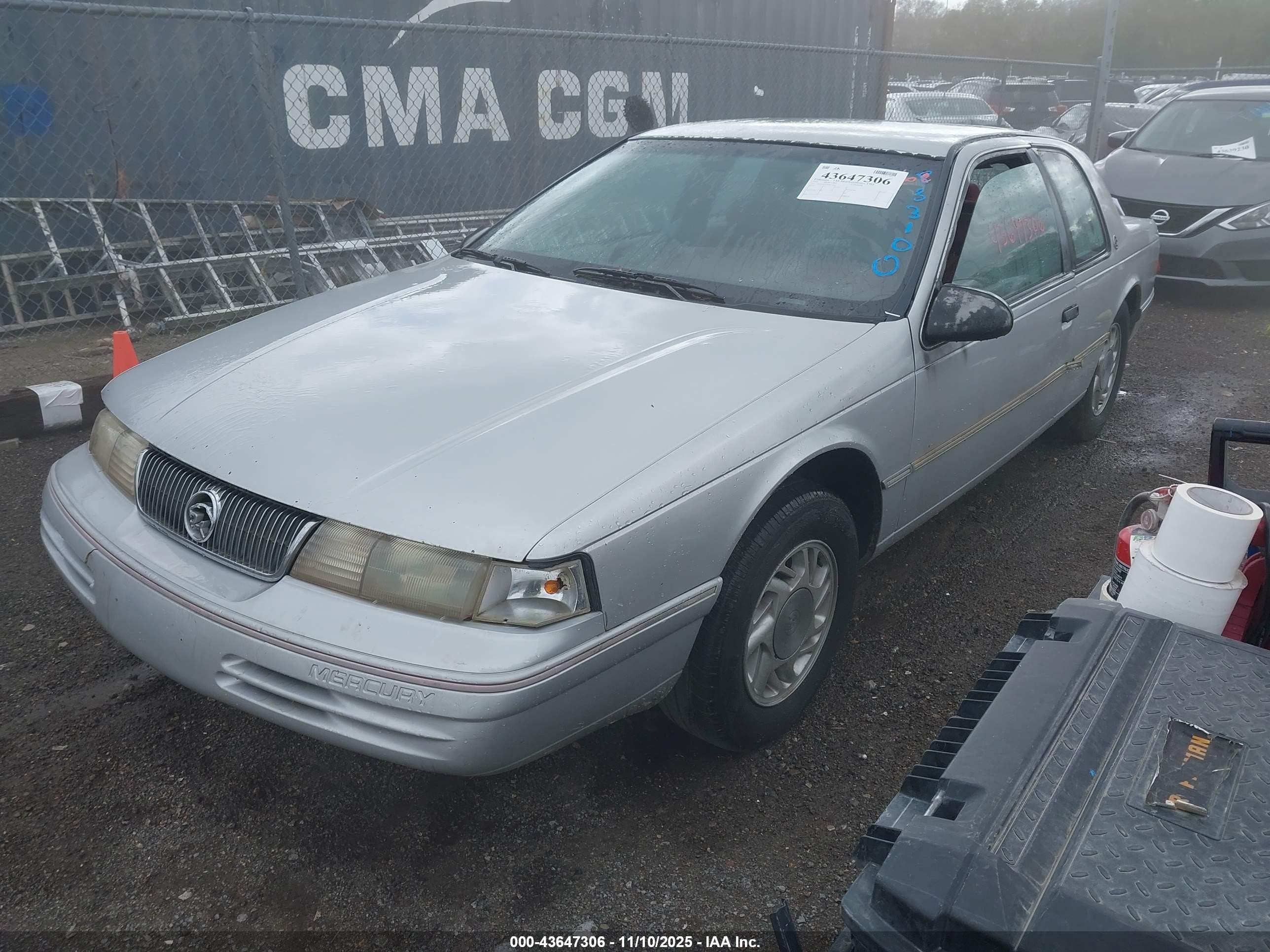 1992 Mercury Cougar Ls Silver vin: 1MEPM6040NH633100