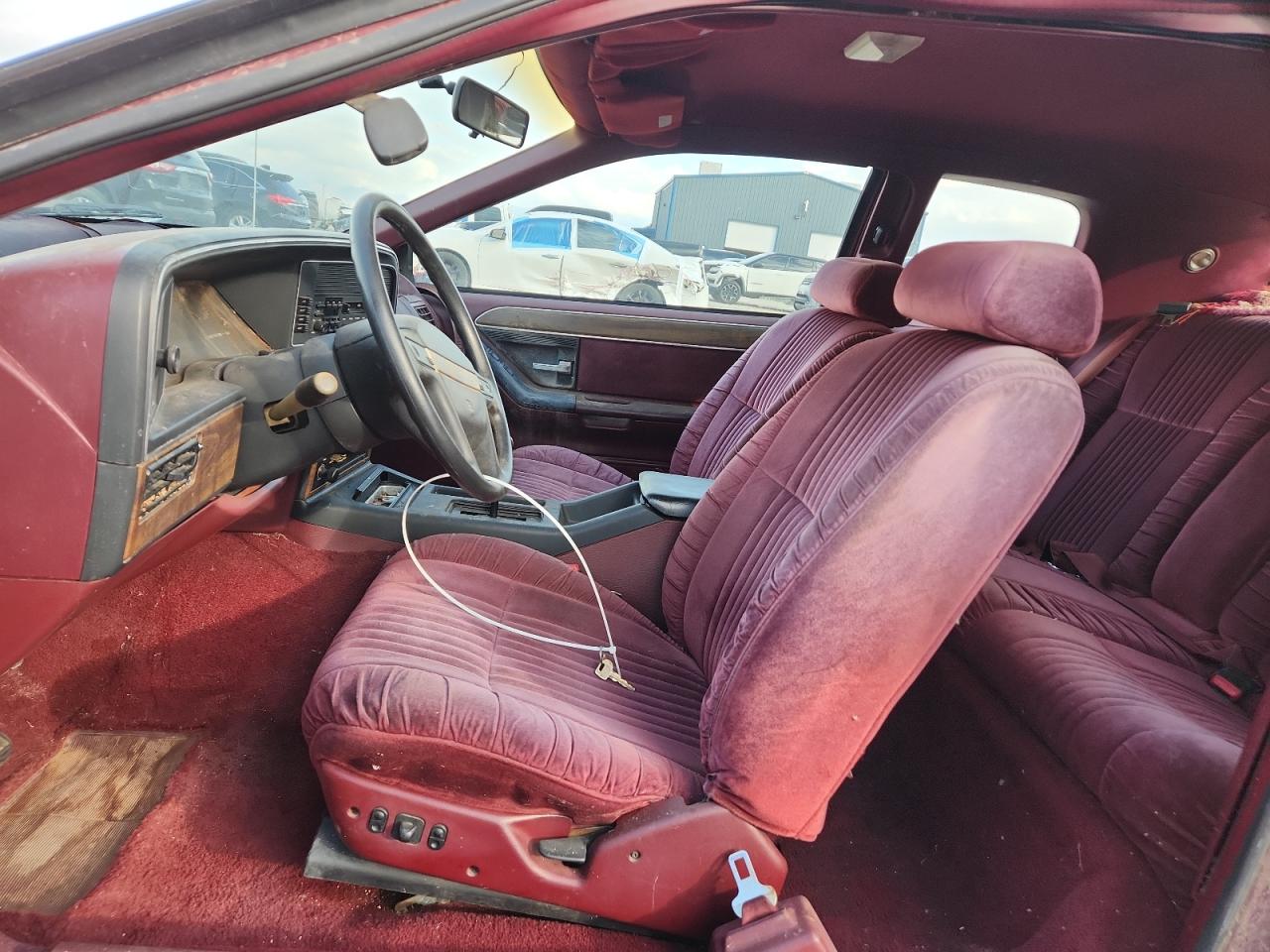 1989 Mercury Cougar Ls Burgundy vin: 1MEPM6048KH664316