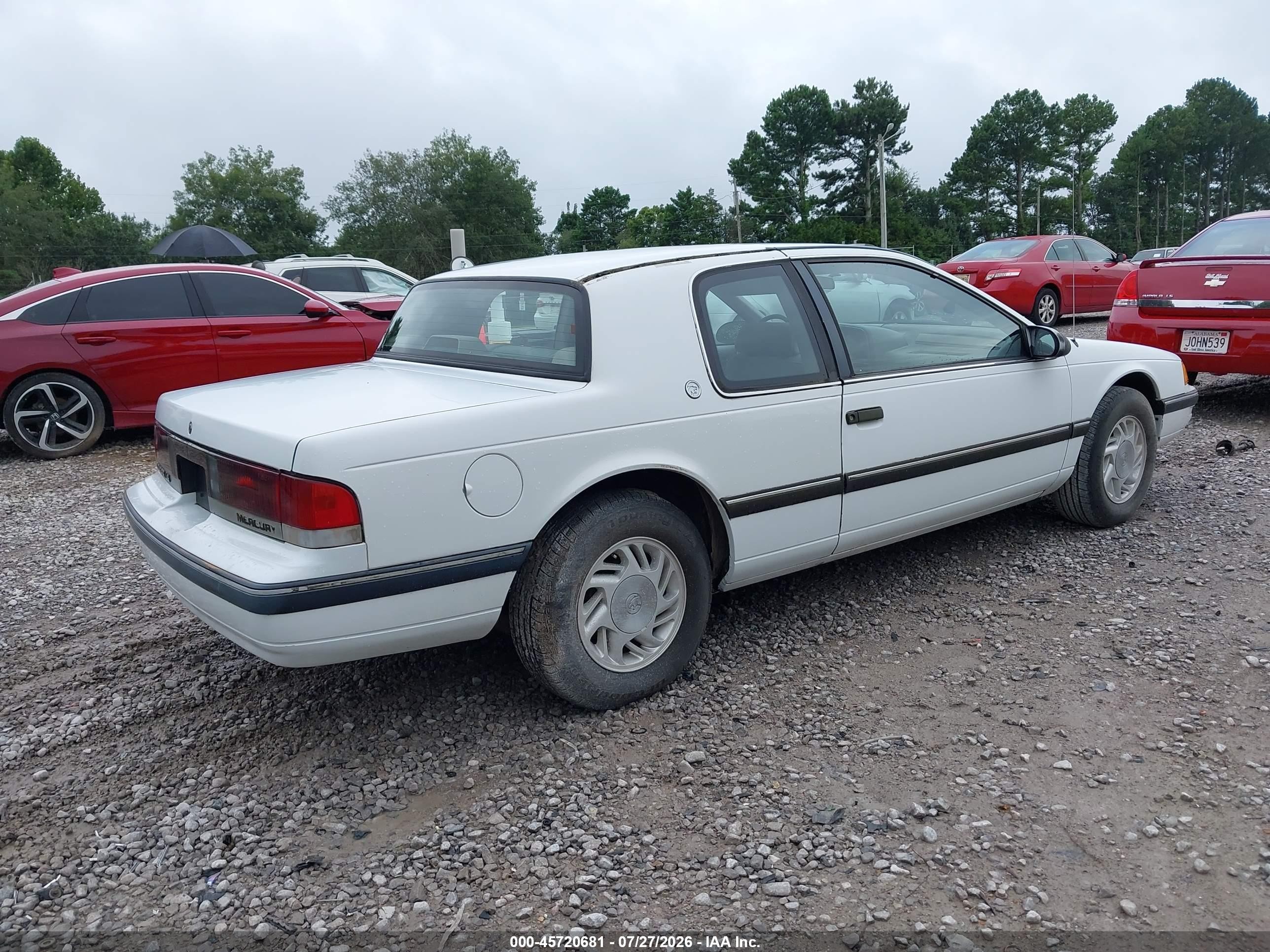 1989 Mercury Cougar Ls White vin: 1MEPM6048KH685456