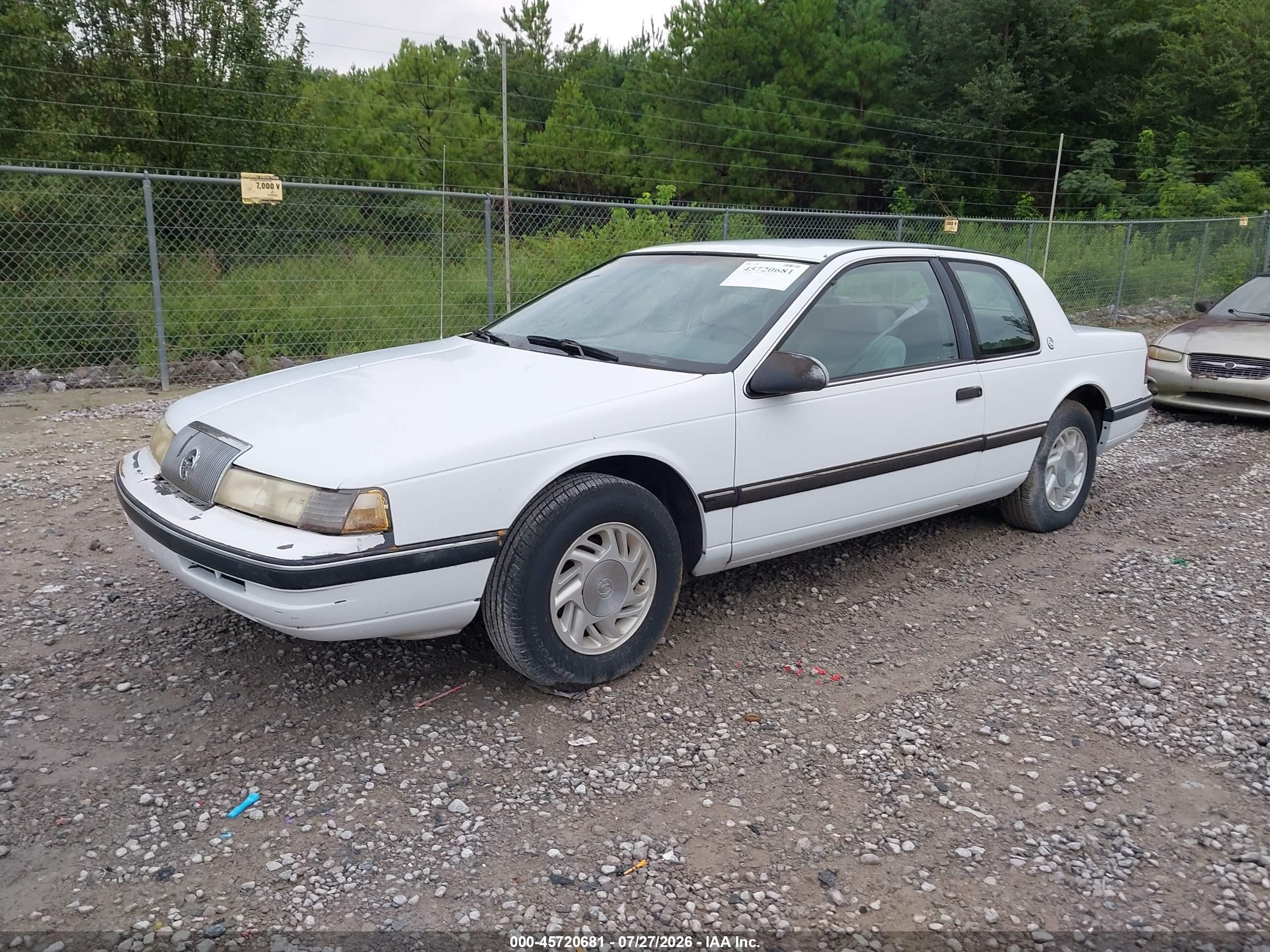 1989 Mercury Cougar Ls White vin: 1MEPM6048KH685456