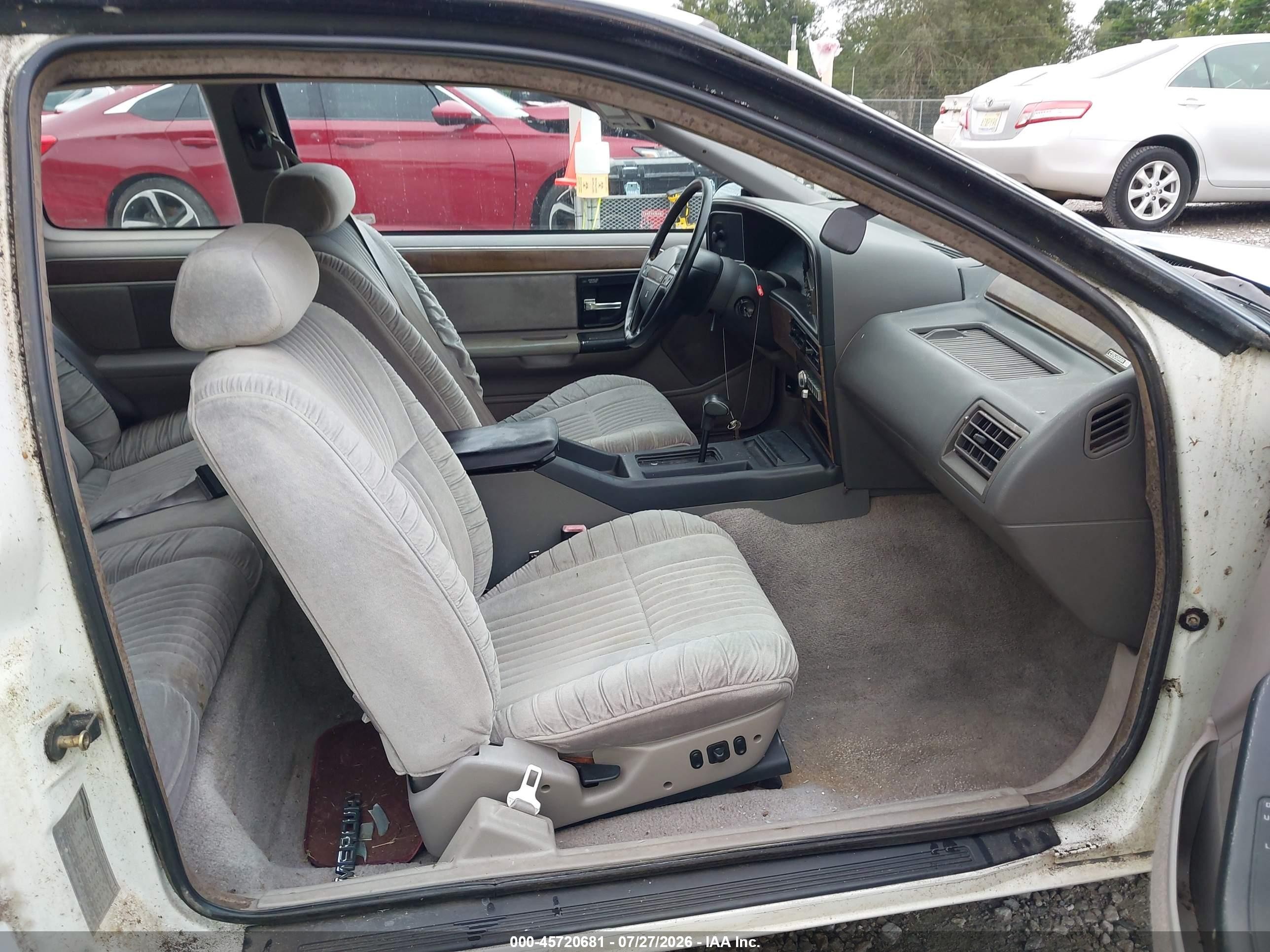 1989 Mercury Cougar Ls White vin: 1MEPM6048KH685456