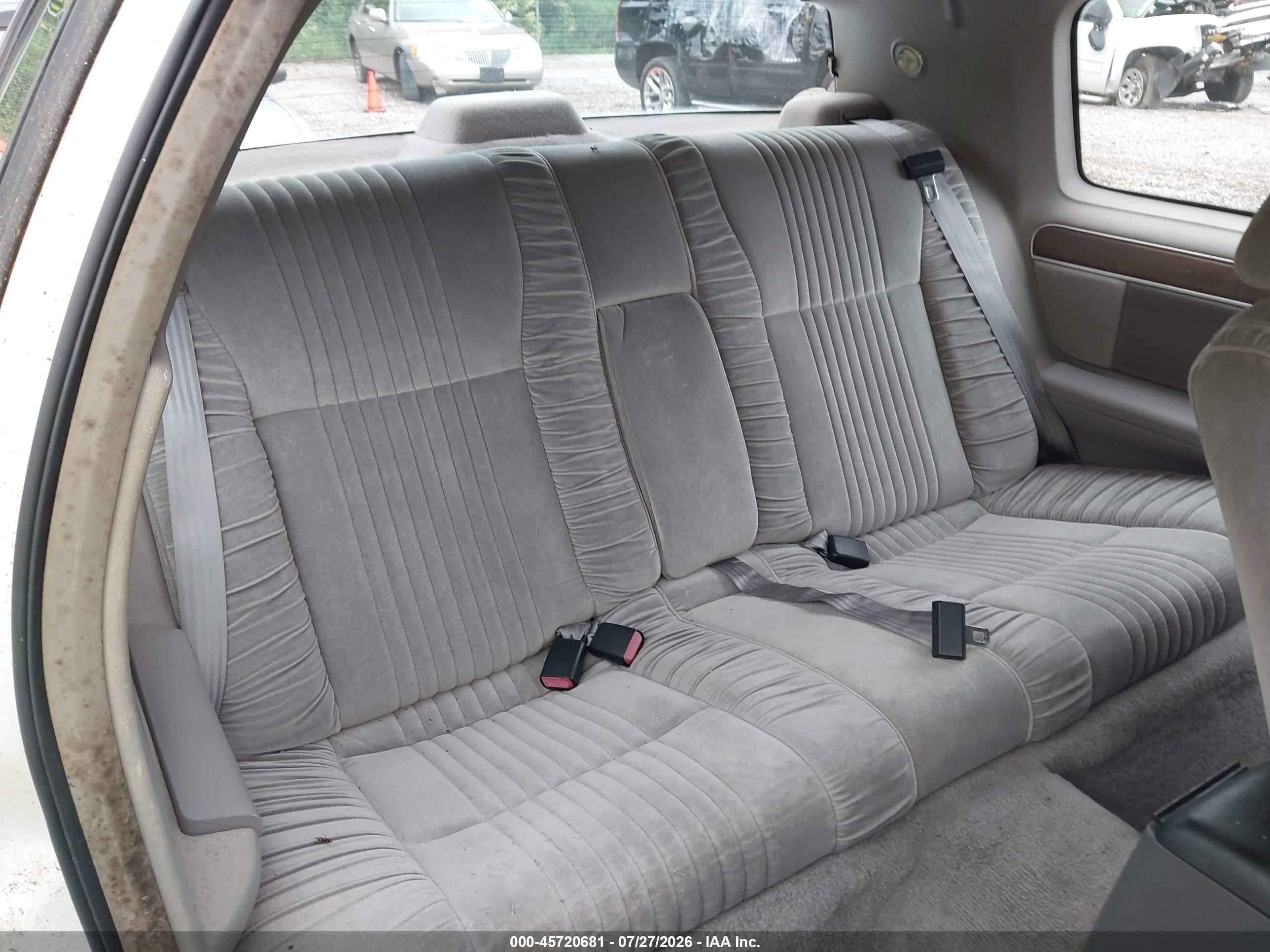 1989 Mercury Cougar Ls White vin: 1MEPM6048KH685456