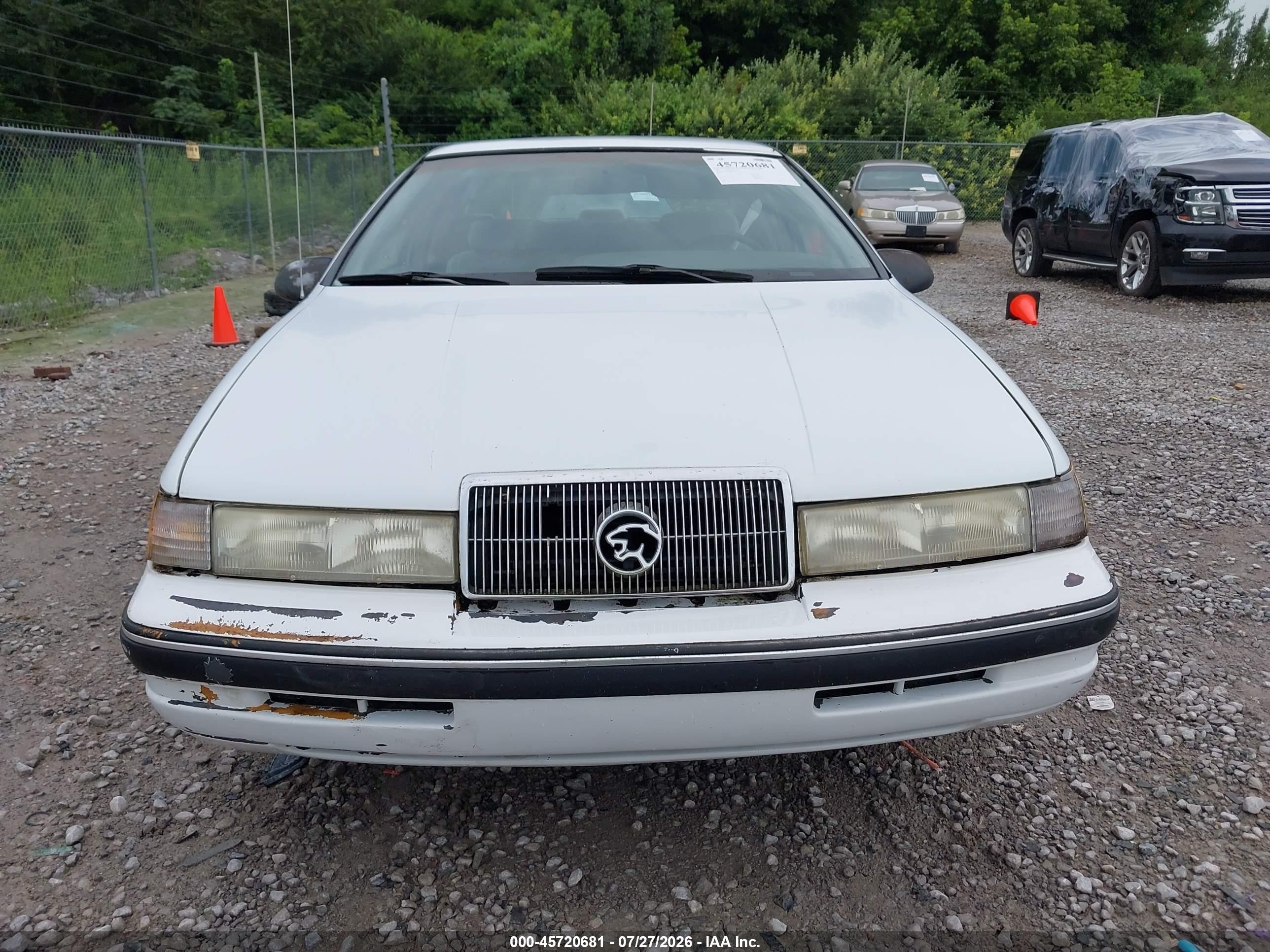 1989 Mercury Cougar Ls White vin: 1MEPM6048KH685456