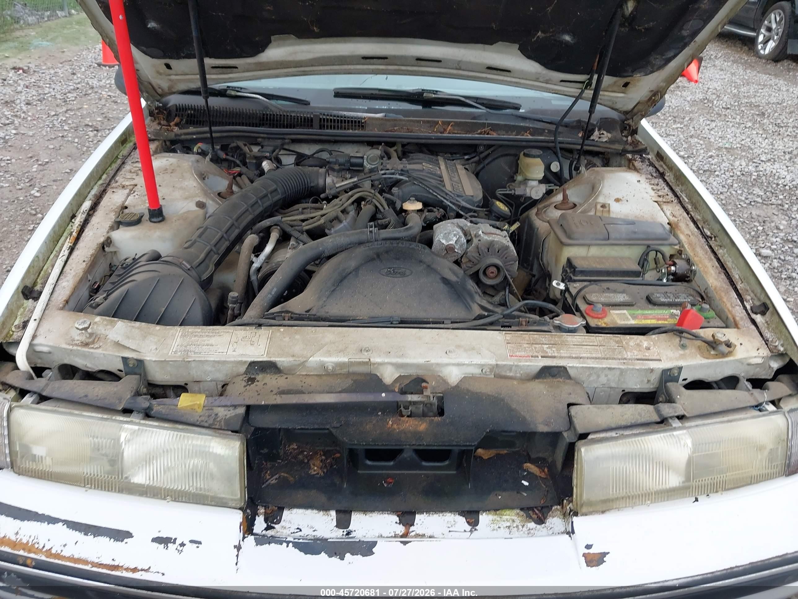 1989 Mercury Cougar Ls White vin: 1MEPM6048KH685456