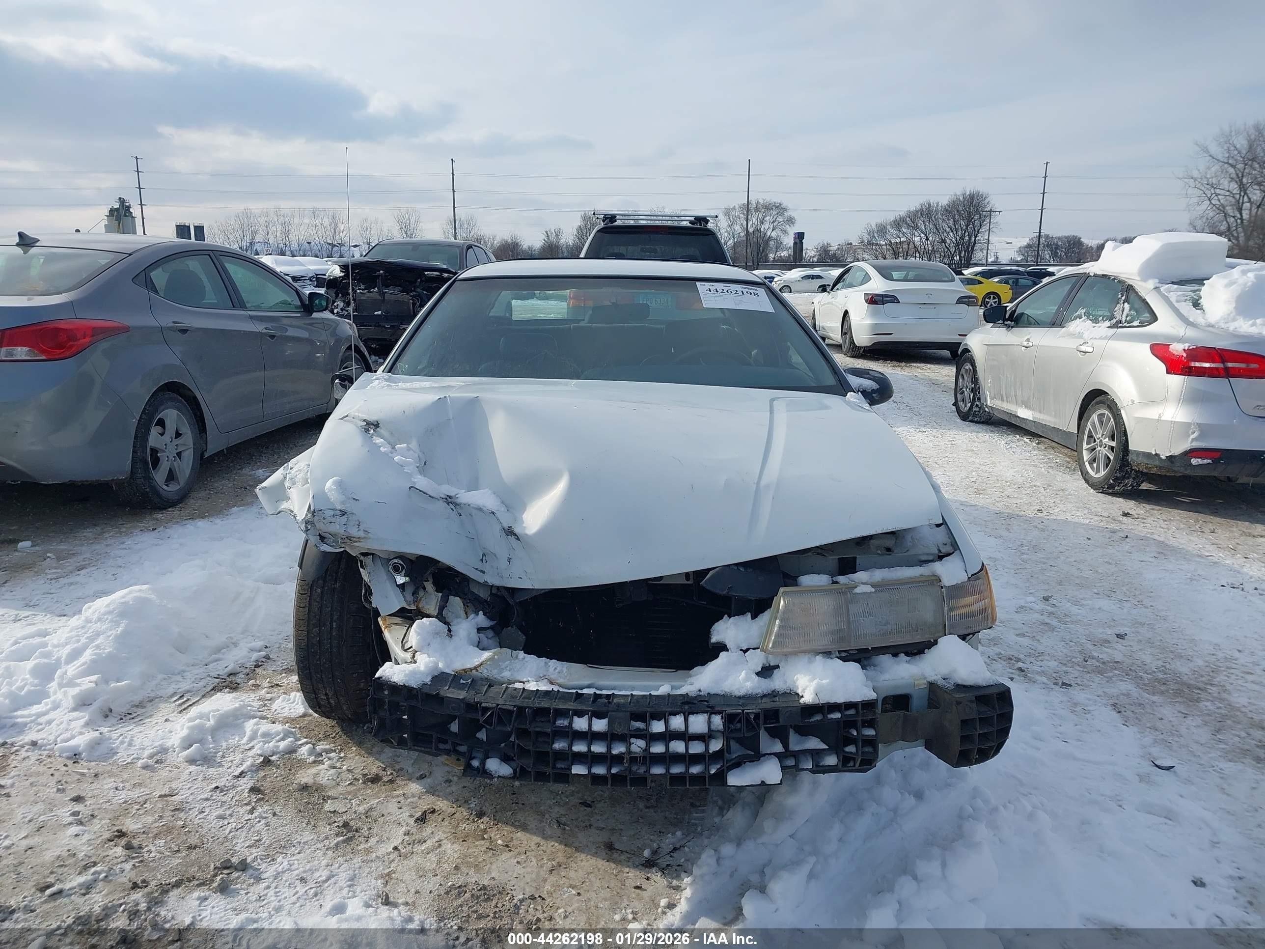 1992 Mercury Cougar Ls White vin: 1MEPM6048NH610440