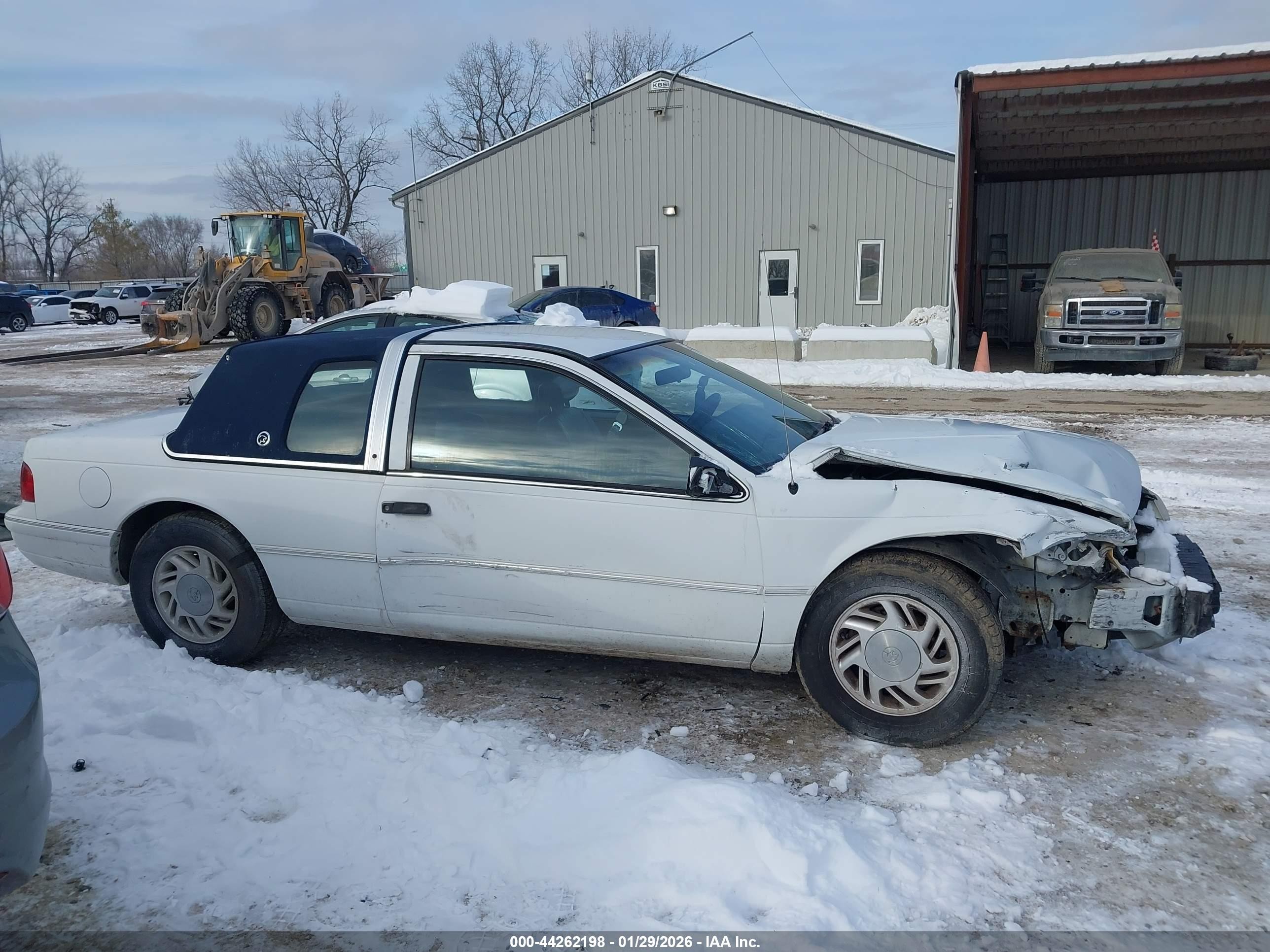 1992 Mercury Cougar Ls White vin: 1MEPM6048NH610440