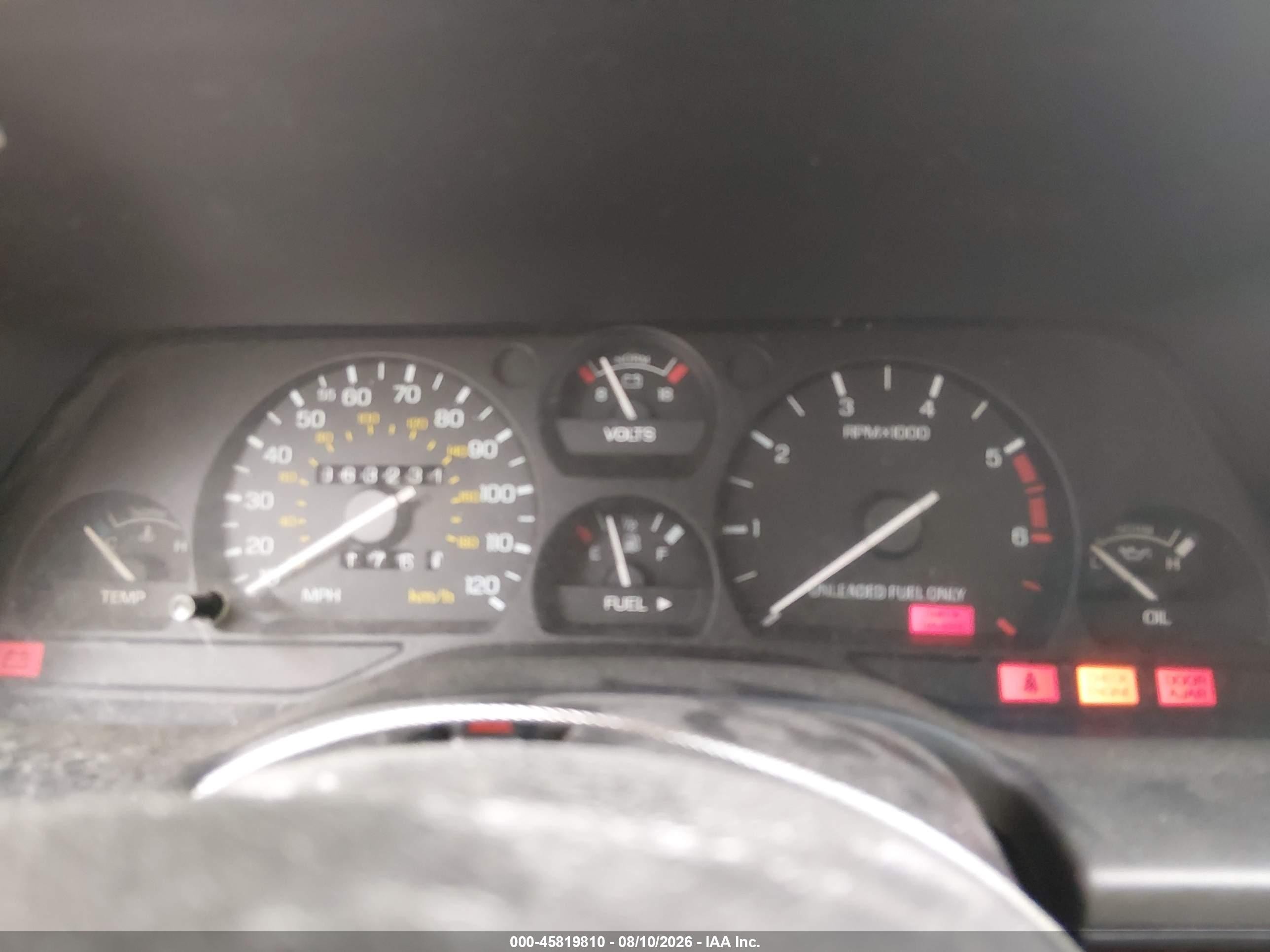 1993 Mercury Cougar Xr7 Black vin: 1MEPM6240PH634330