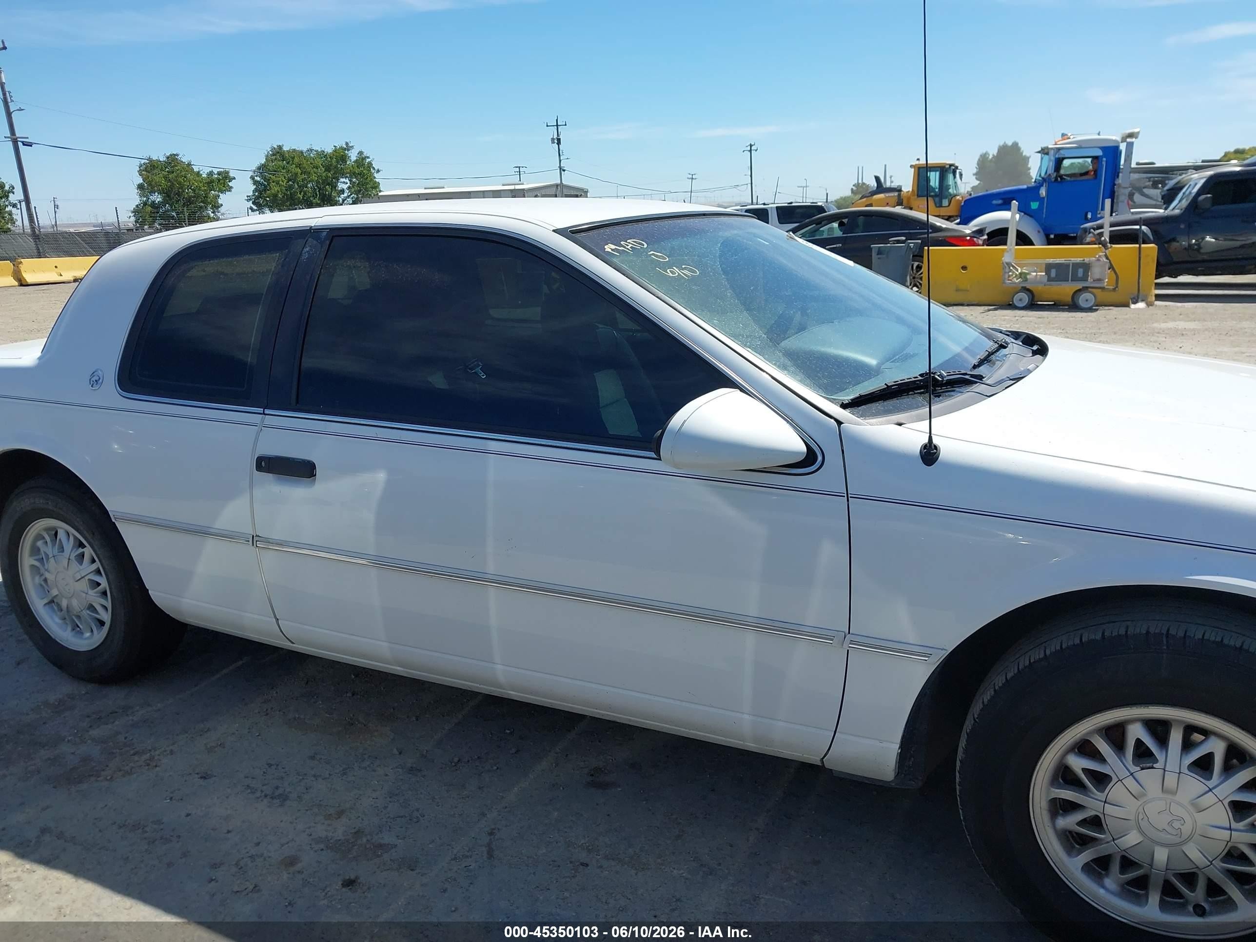 1993 Mercury Cougar Xr7 White vin: 1MEPM6242PH670777