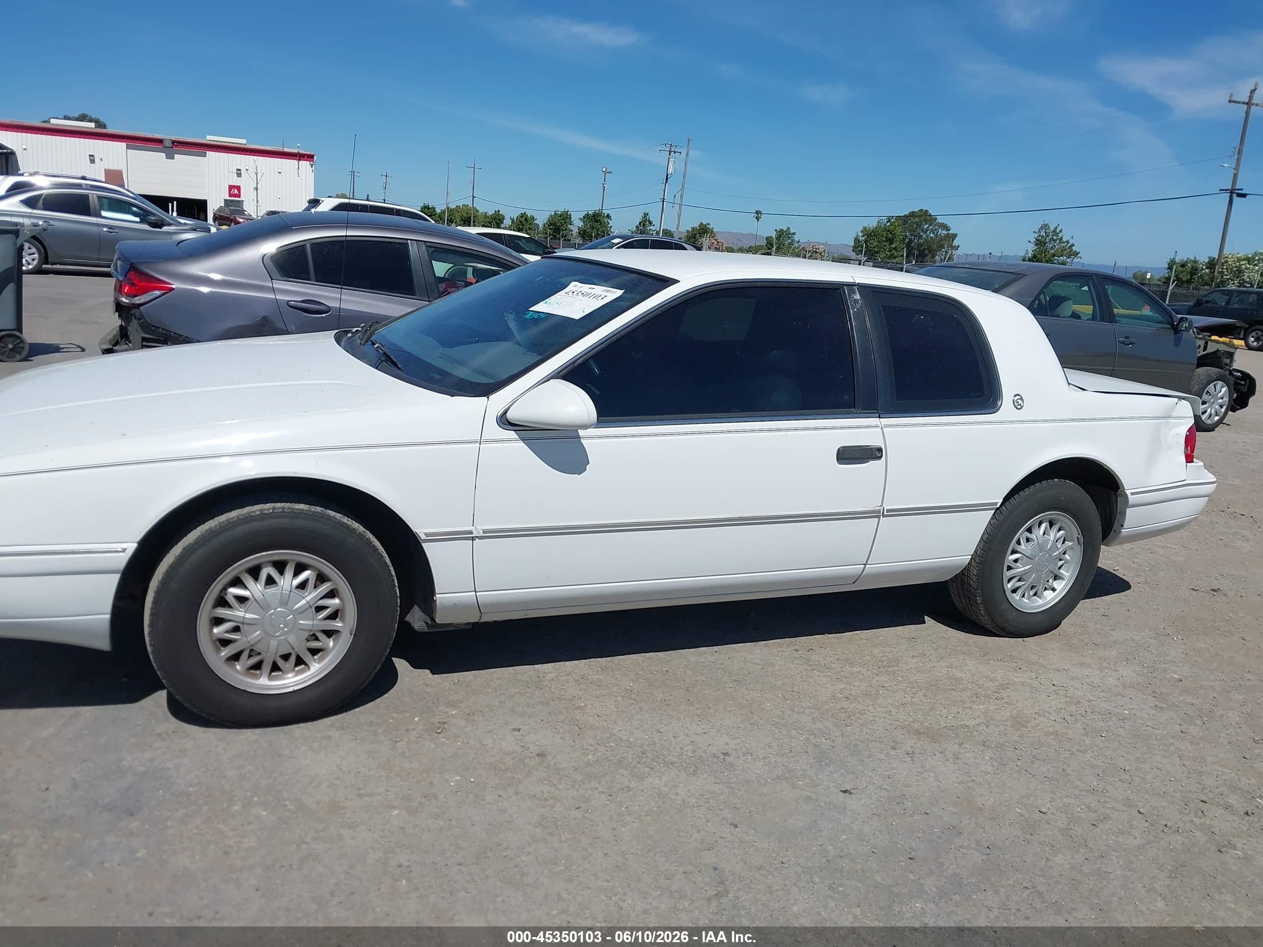 1993 Mercury Cougar Xr7 White vin: 1MEPM6242PH670777