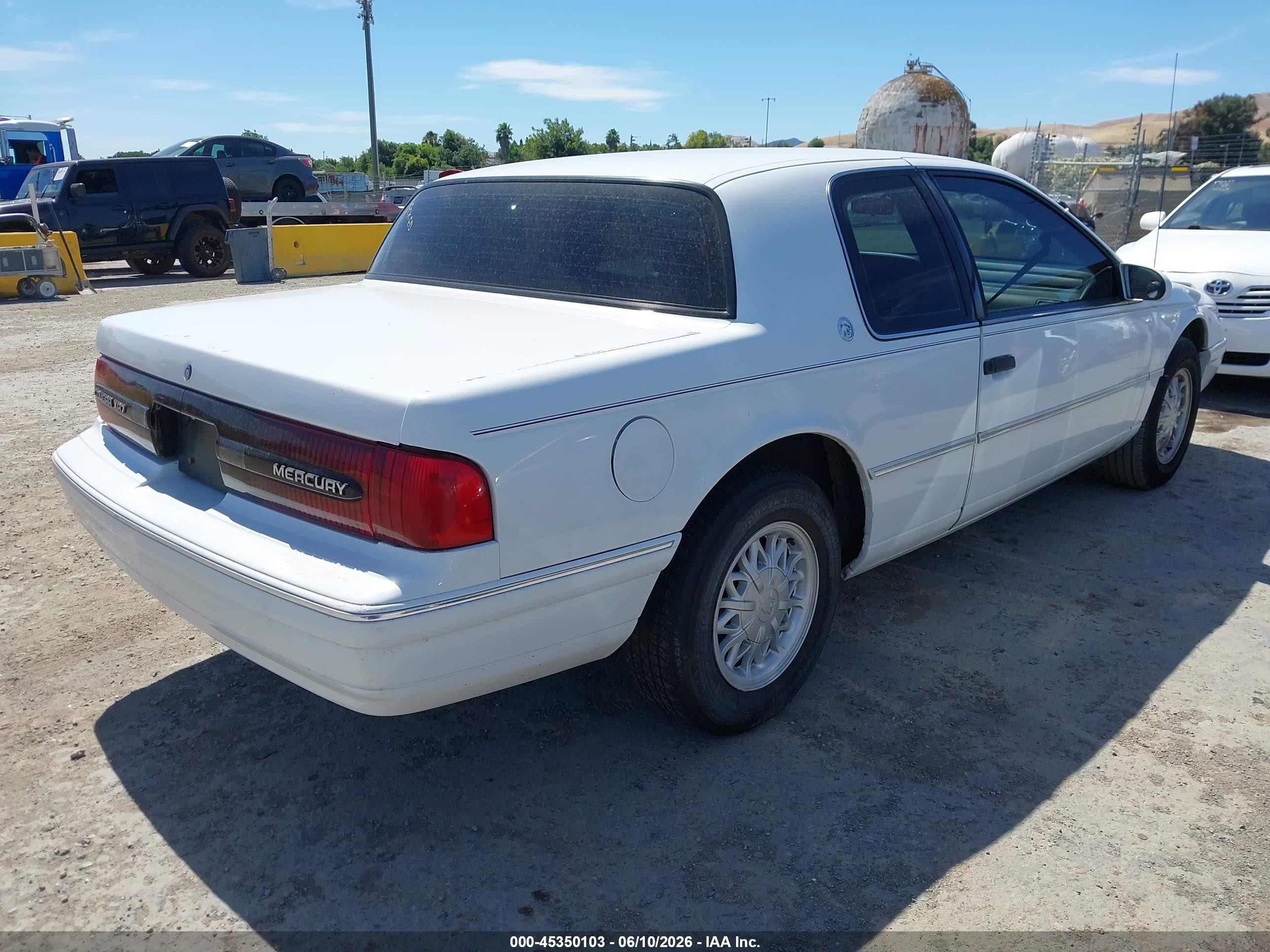 1993 Mercury Cougar Xr7 White vin: 1MEPM6242PH670777