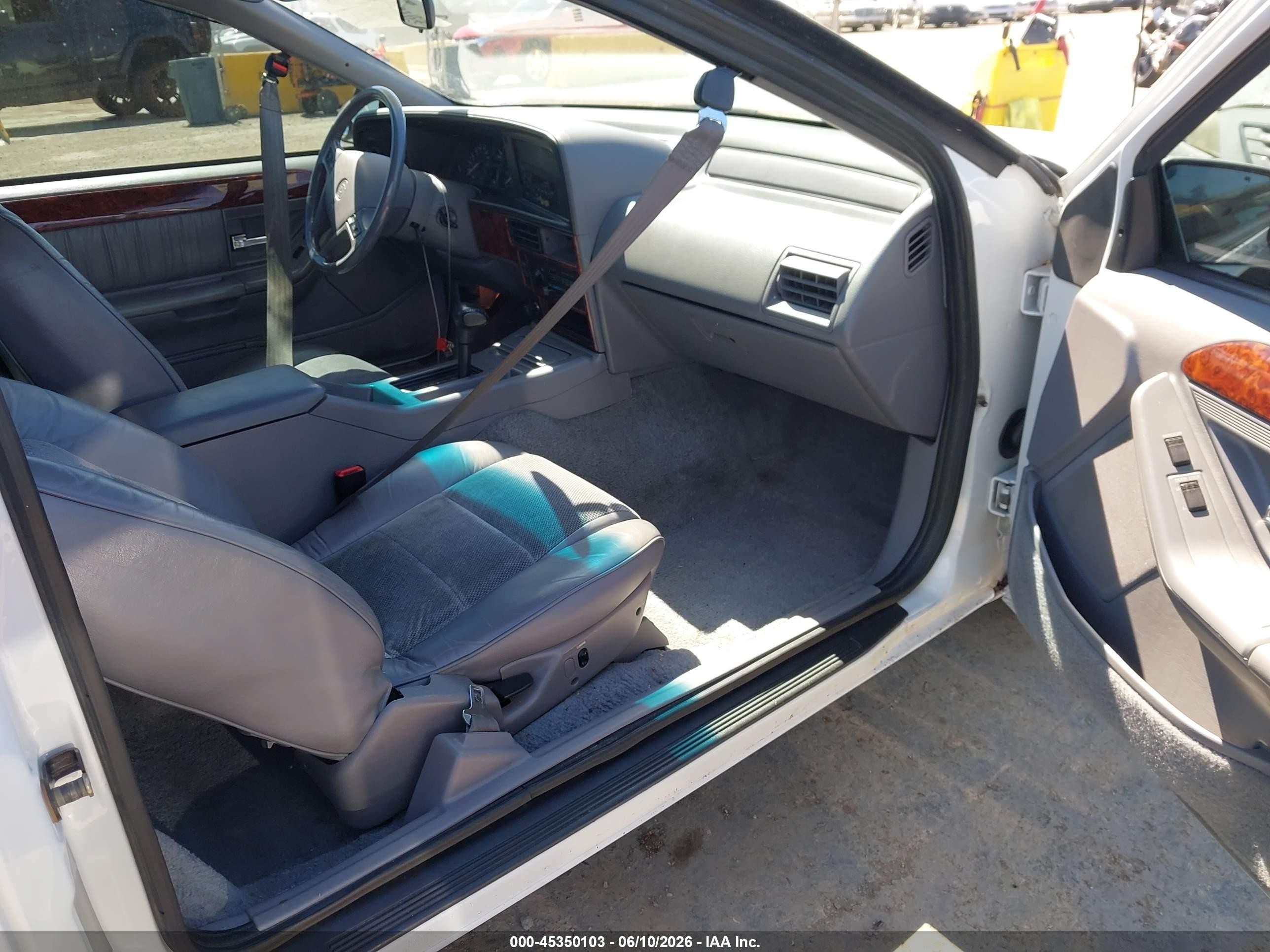 1993 Mercury Cougar Xr7 White vin: 1MEPM6242PH670777