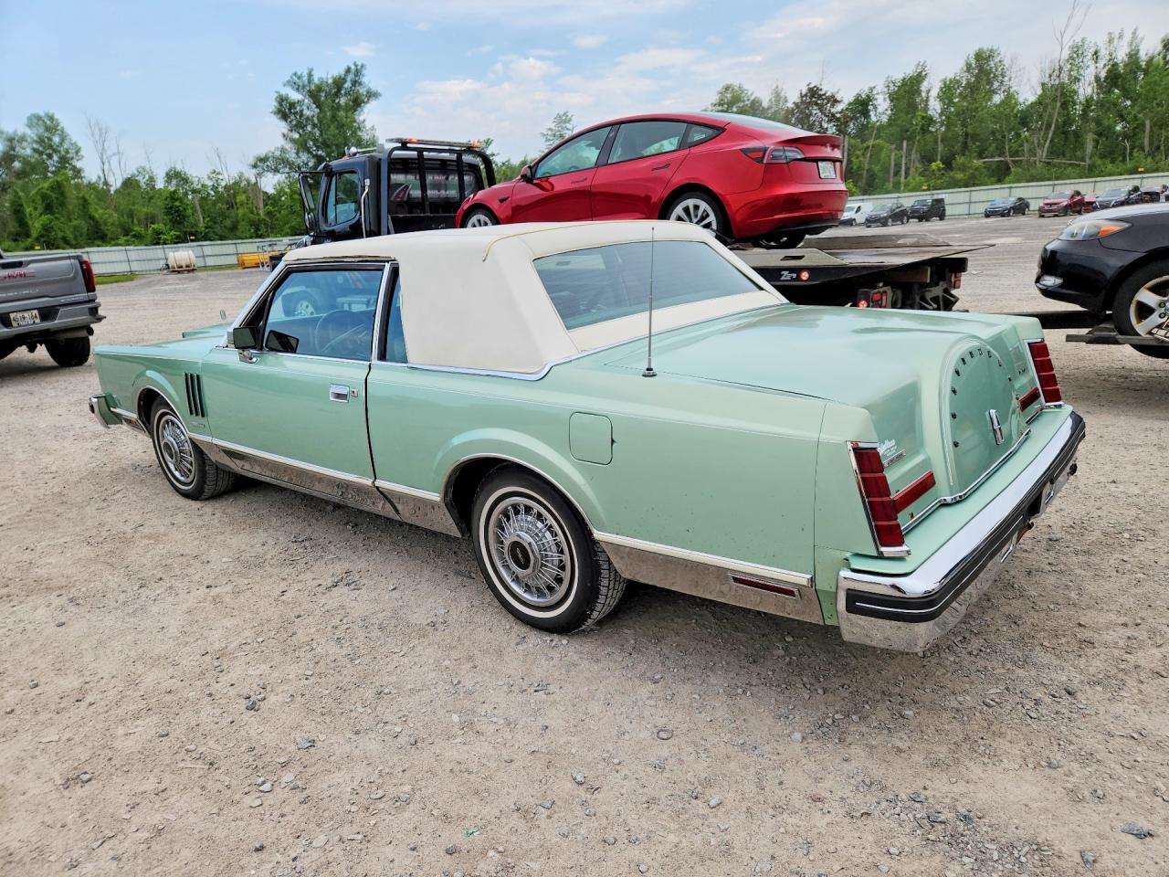 1981 Lincoln Mark Vi Green vin: 1MRBP95F8BY665459