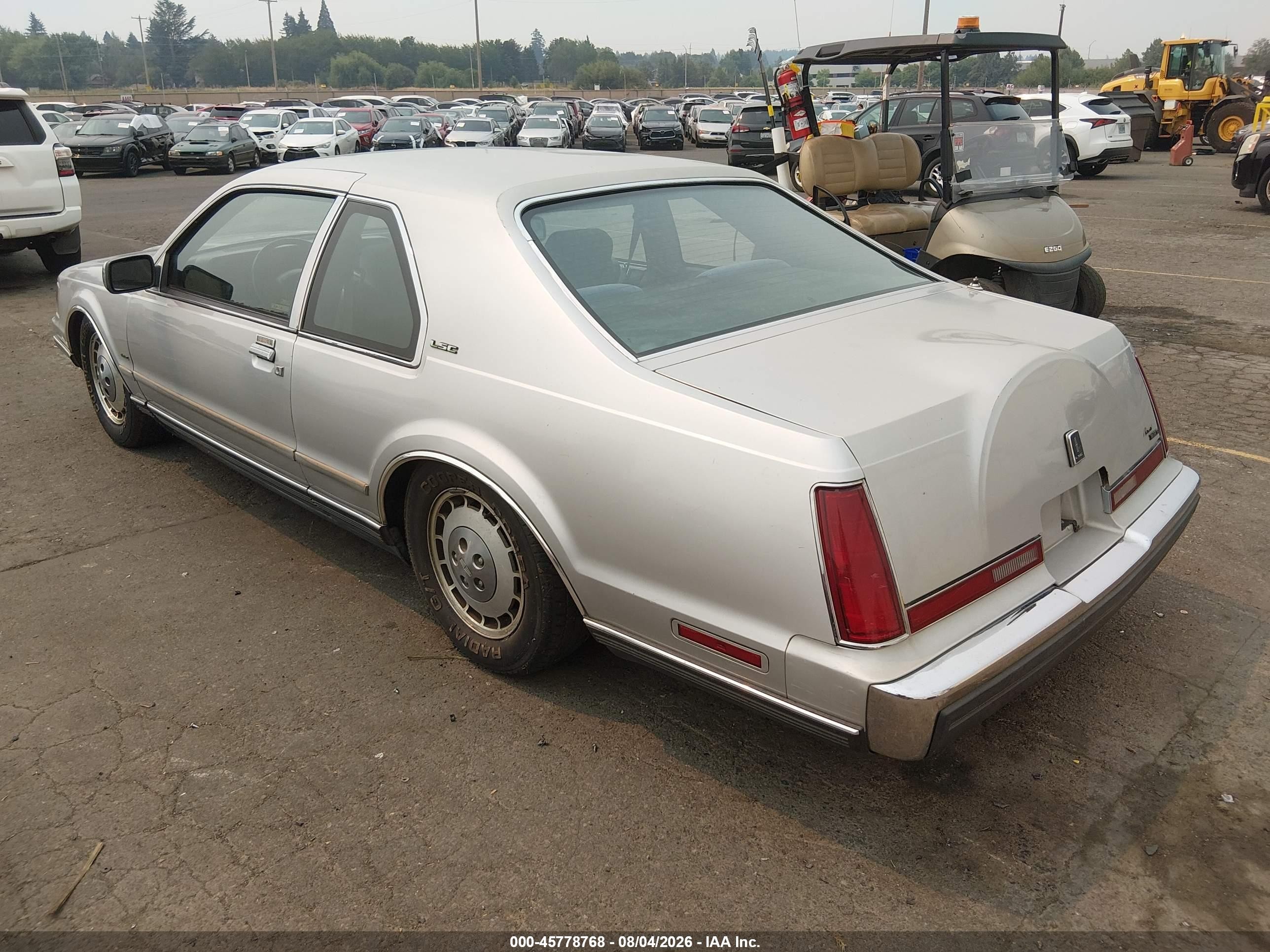 1984 Lincoln Mark Vii Silver vin: 1MRBP98F1EY704229