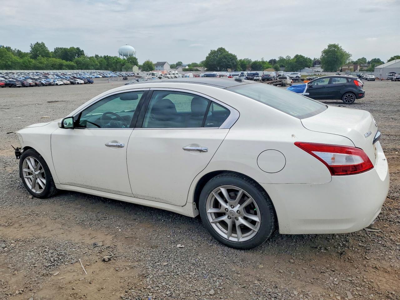 2009 Nissan Maxima 3.5 S White vin: 1N4AA51E09C812439