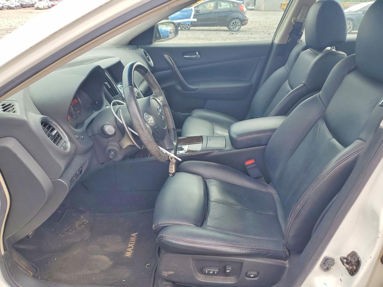2009 Nissan Maxima 3.5 S White vin: 1N4AA51E09C812439
