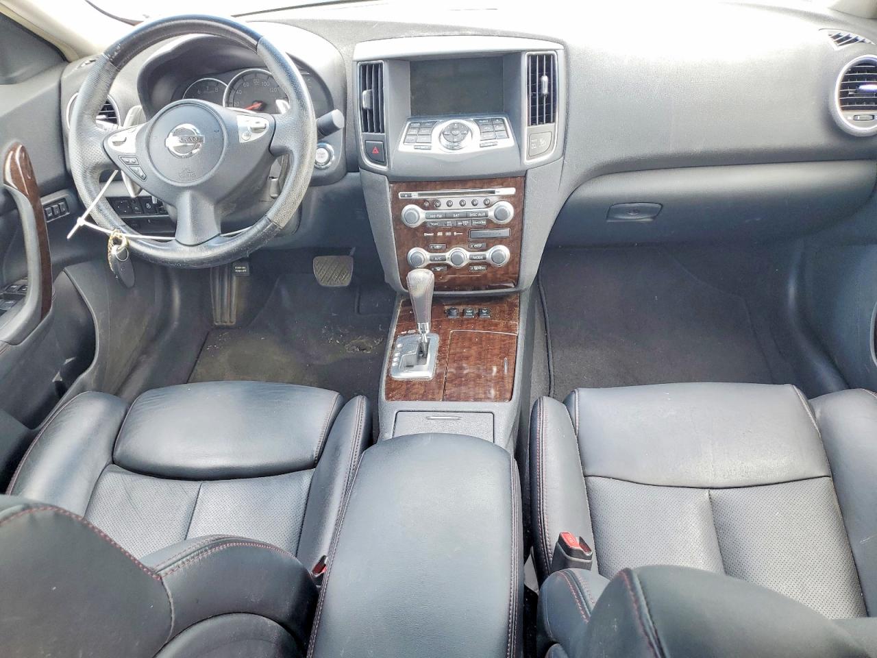 2009 Nissan Maxima 3.5 S White vin: 1N4AA51E09C812439