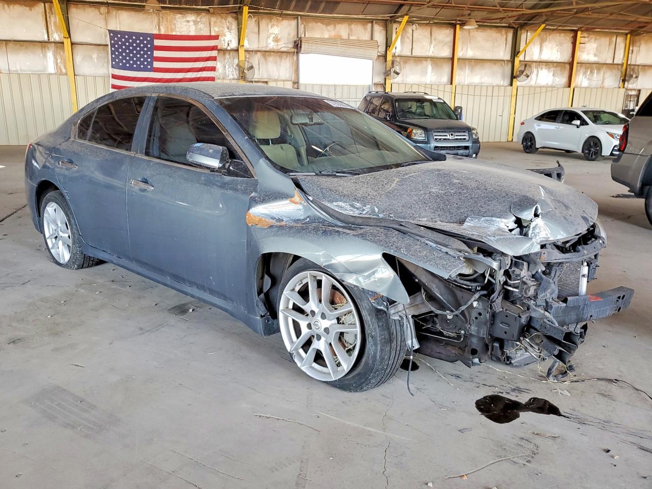 2009 Nissan Maxima 3.5 S Blue vin: 1N4AA51E09C853119