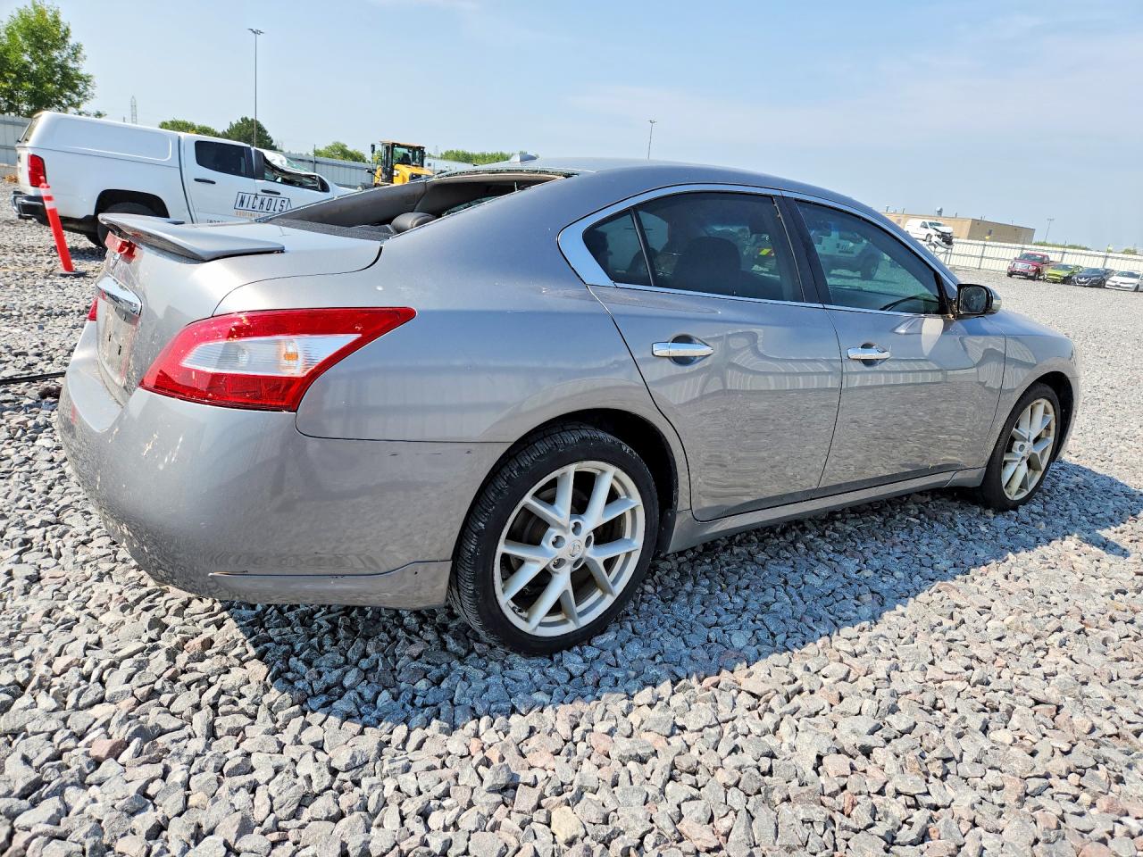 2009 Nissan Maxima 3.5 S Silver vin: 1N4AA51E09C855212