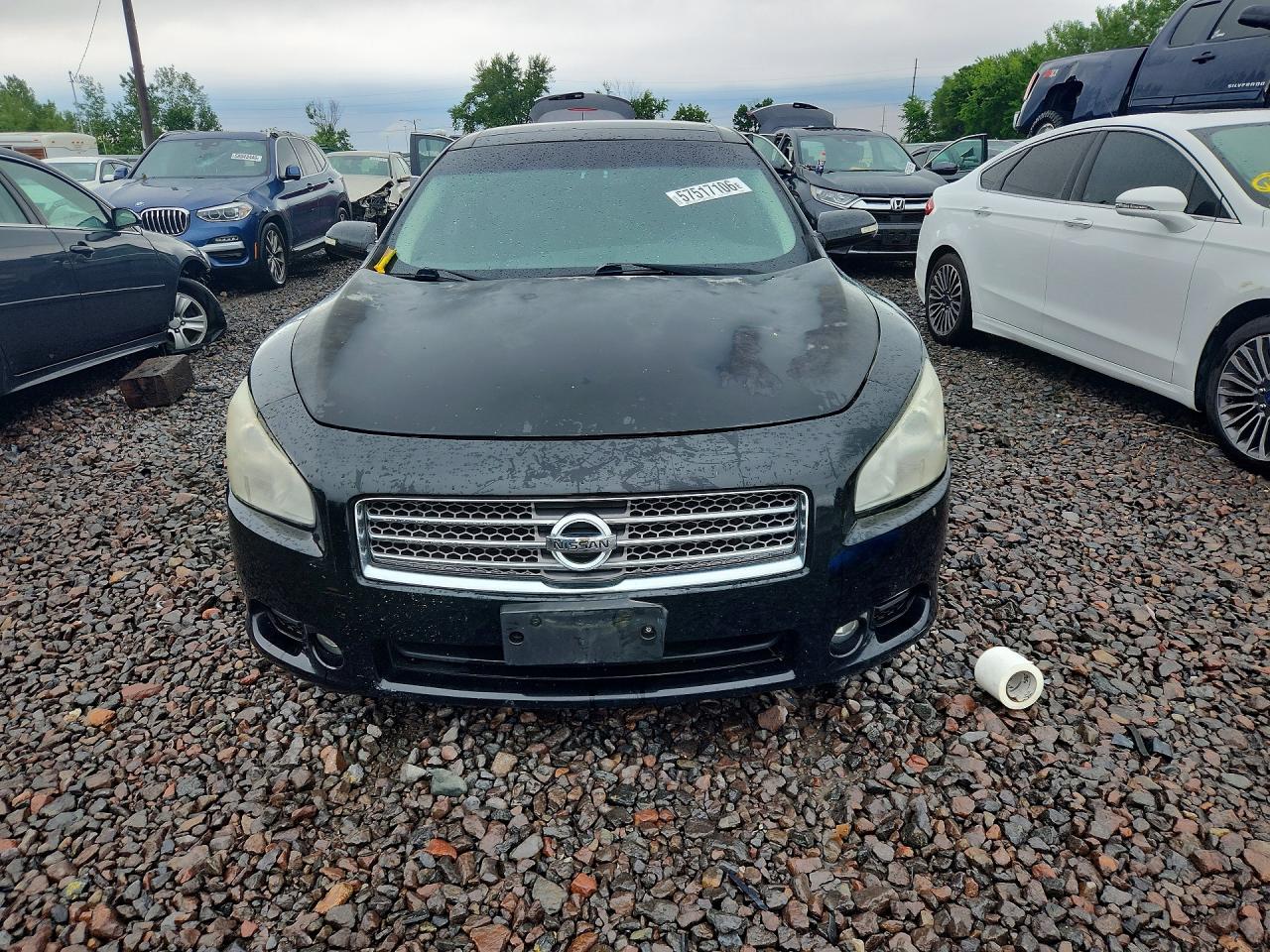 2009 Nissan Maxima 3.5 S Black vin: 1N4AA51E09C856974