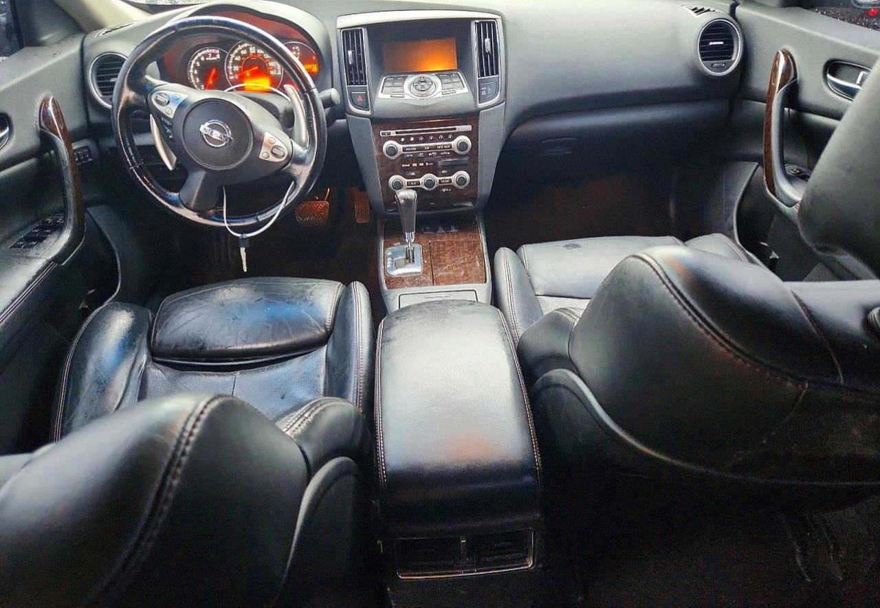 2009 Nissan Maxima 3.5 S Black vin: 1N4AA51E09C856974