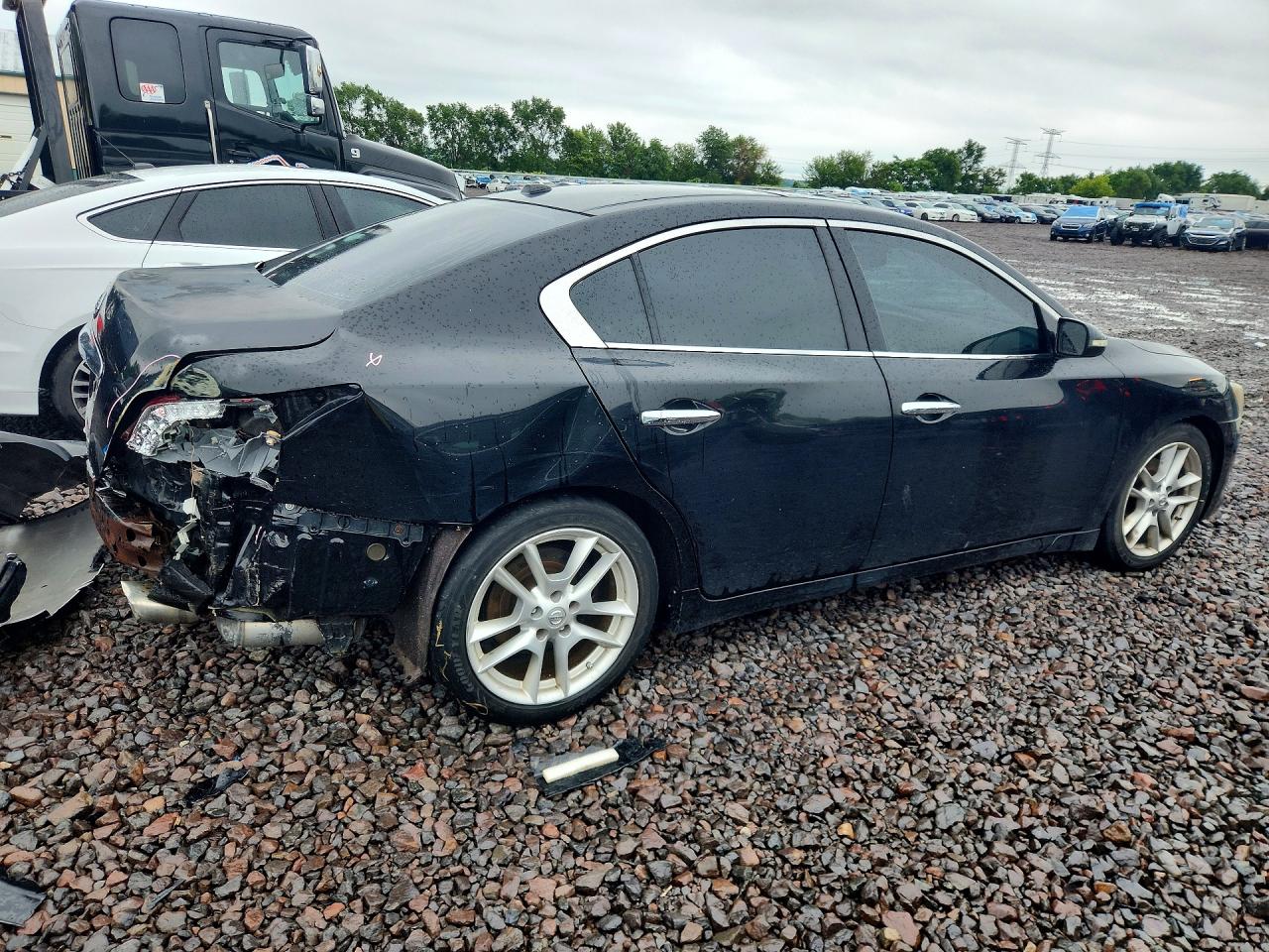 2009 Nissan Maxima 3.5 S Black vin: 1N4AA51E09C856974