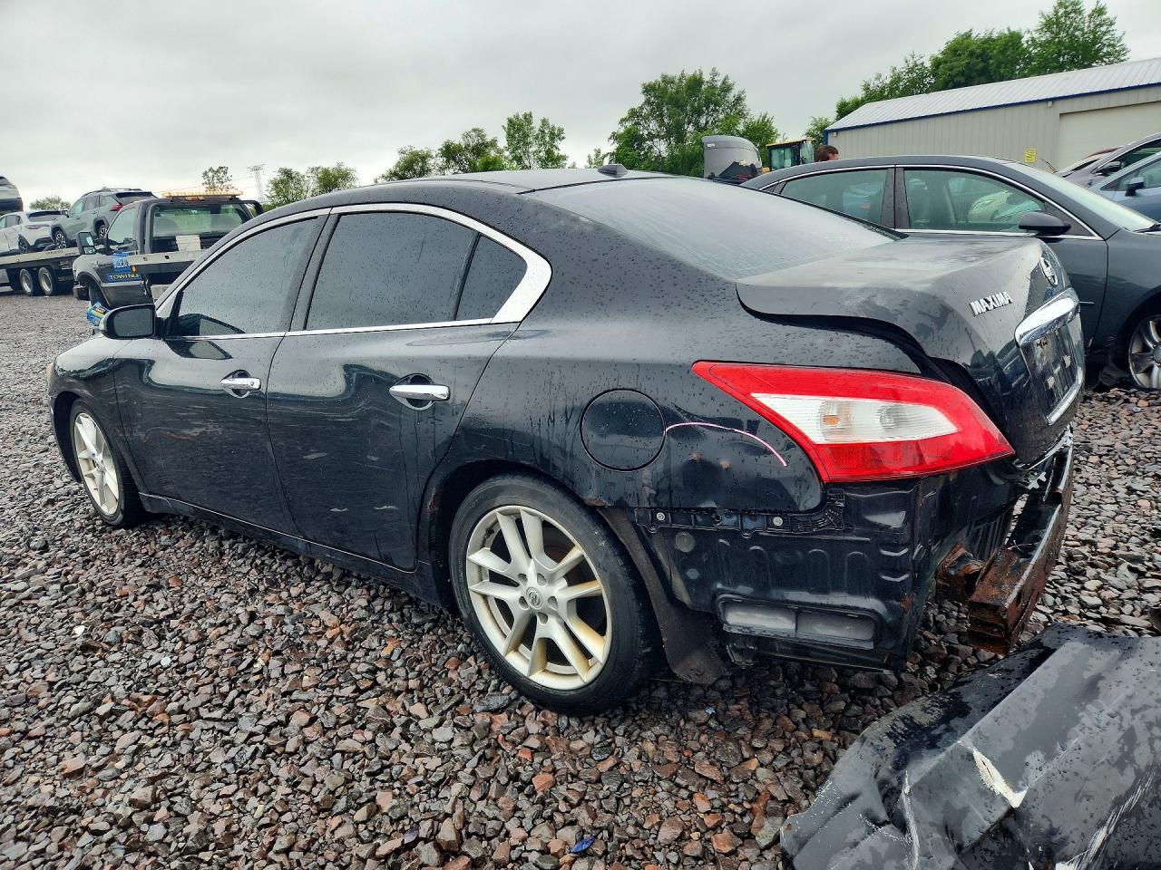 2009 Nissan Maxima 3.5 S Black vin: 1N4AA51E09C856974