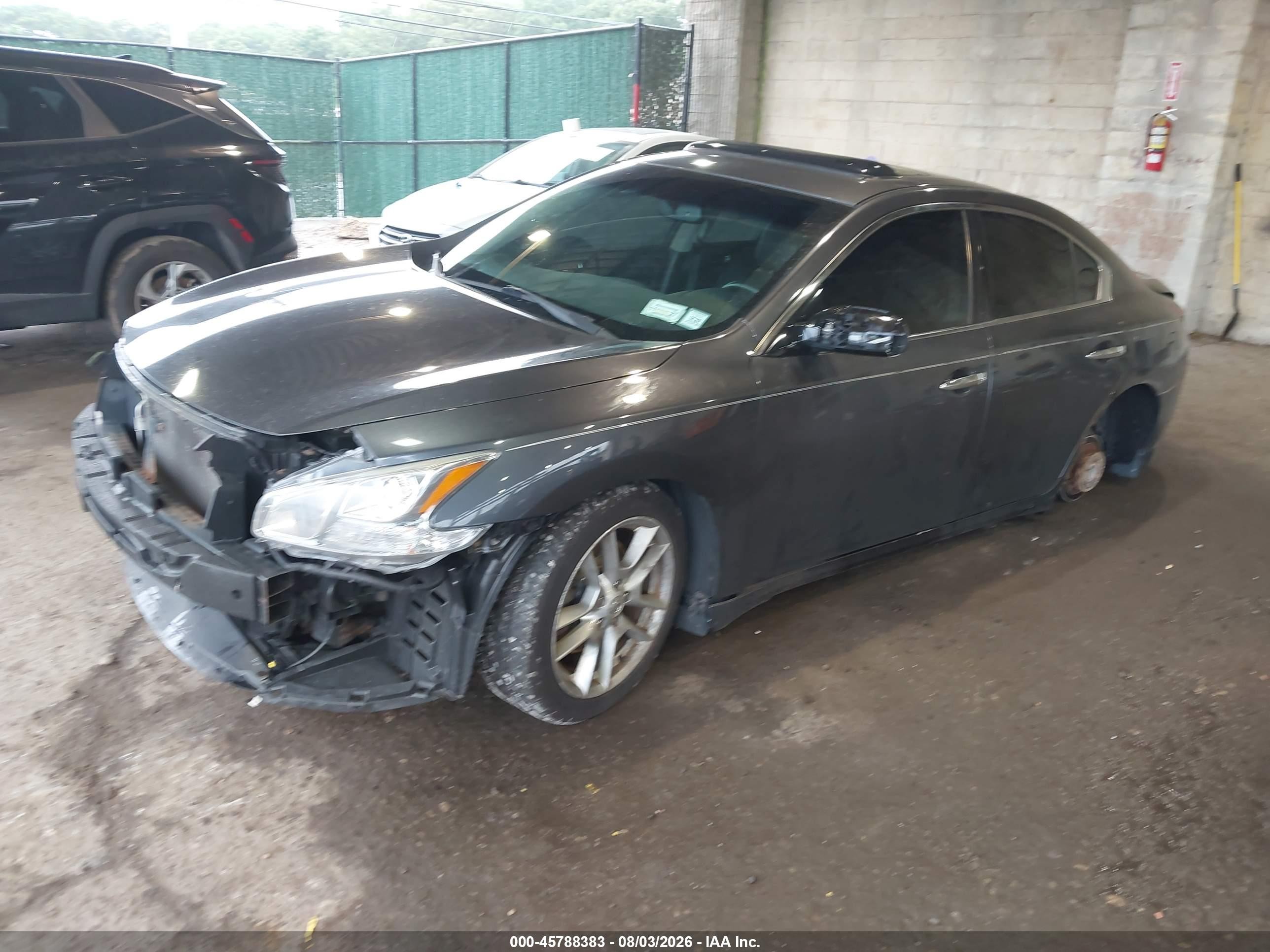2009 Nissan Maxima 3.5 Sv Black vin: 1N4AA51E19C801532