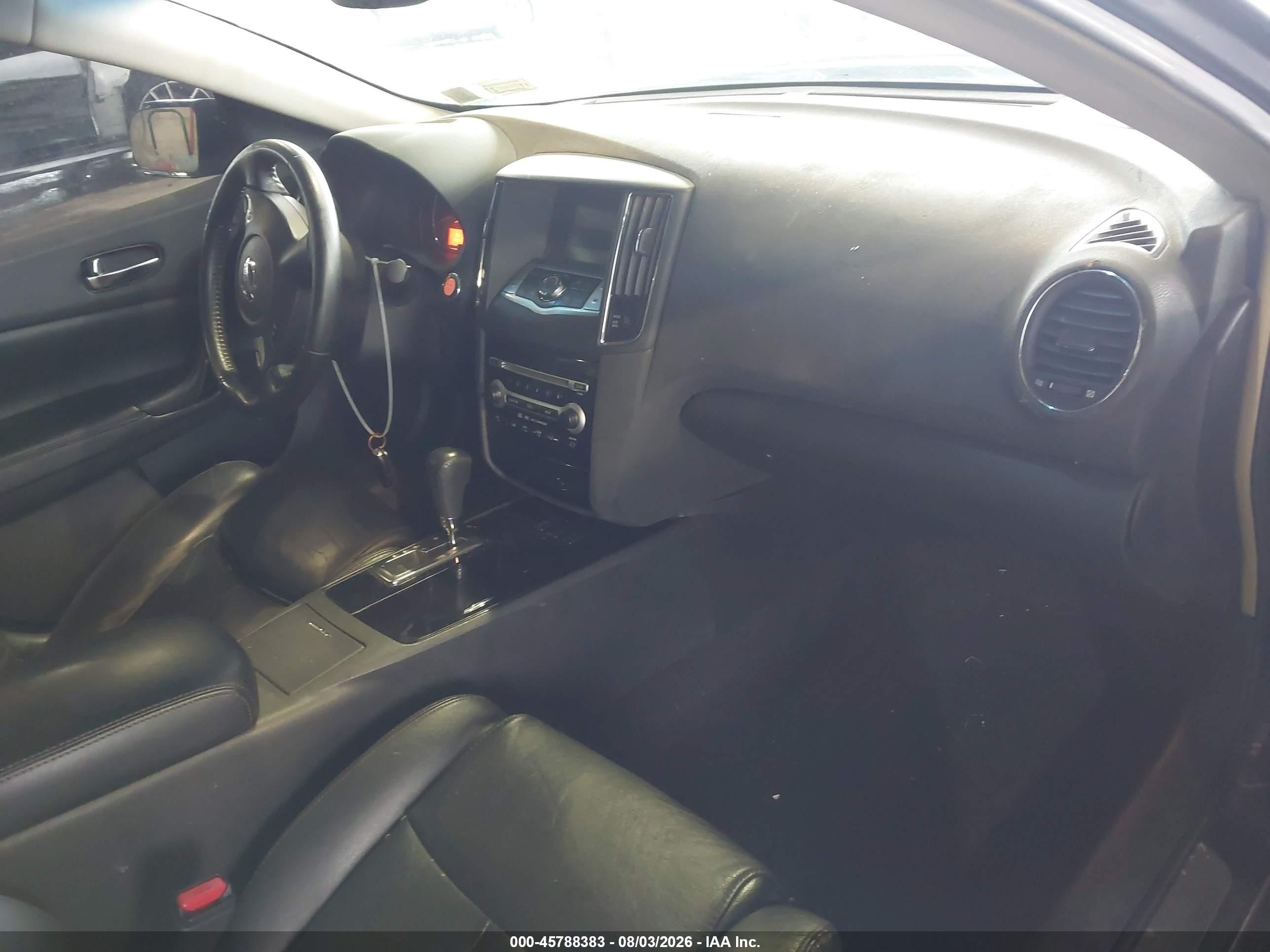 2009 Nissan Maxima 3.5 Sv Black vin: 1N4AA51E19C801532