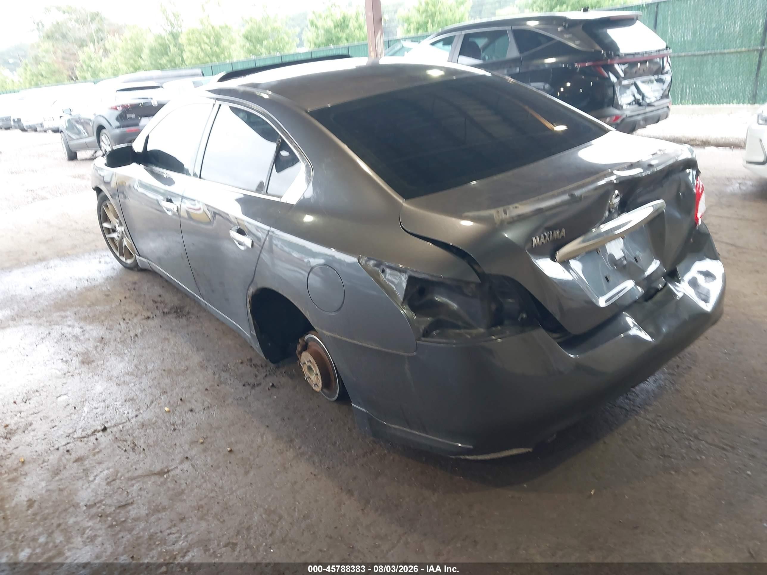 2009 Nissan Maxima 3.5 Sv Black vin: 1N4AA51E19C801532