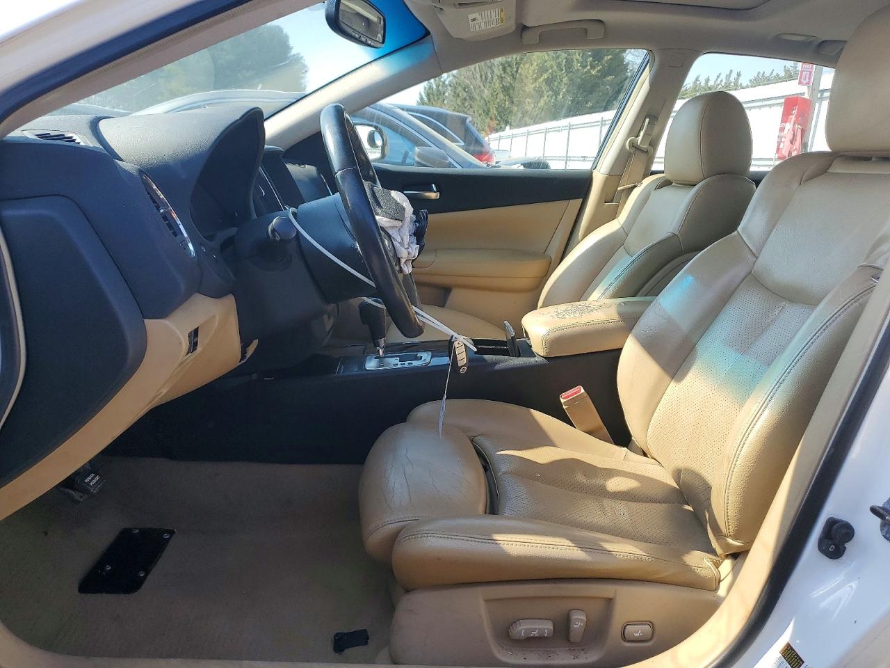 2009 Nissan Maxima 3.5 S White vin: 1N4AA51E19C802101