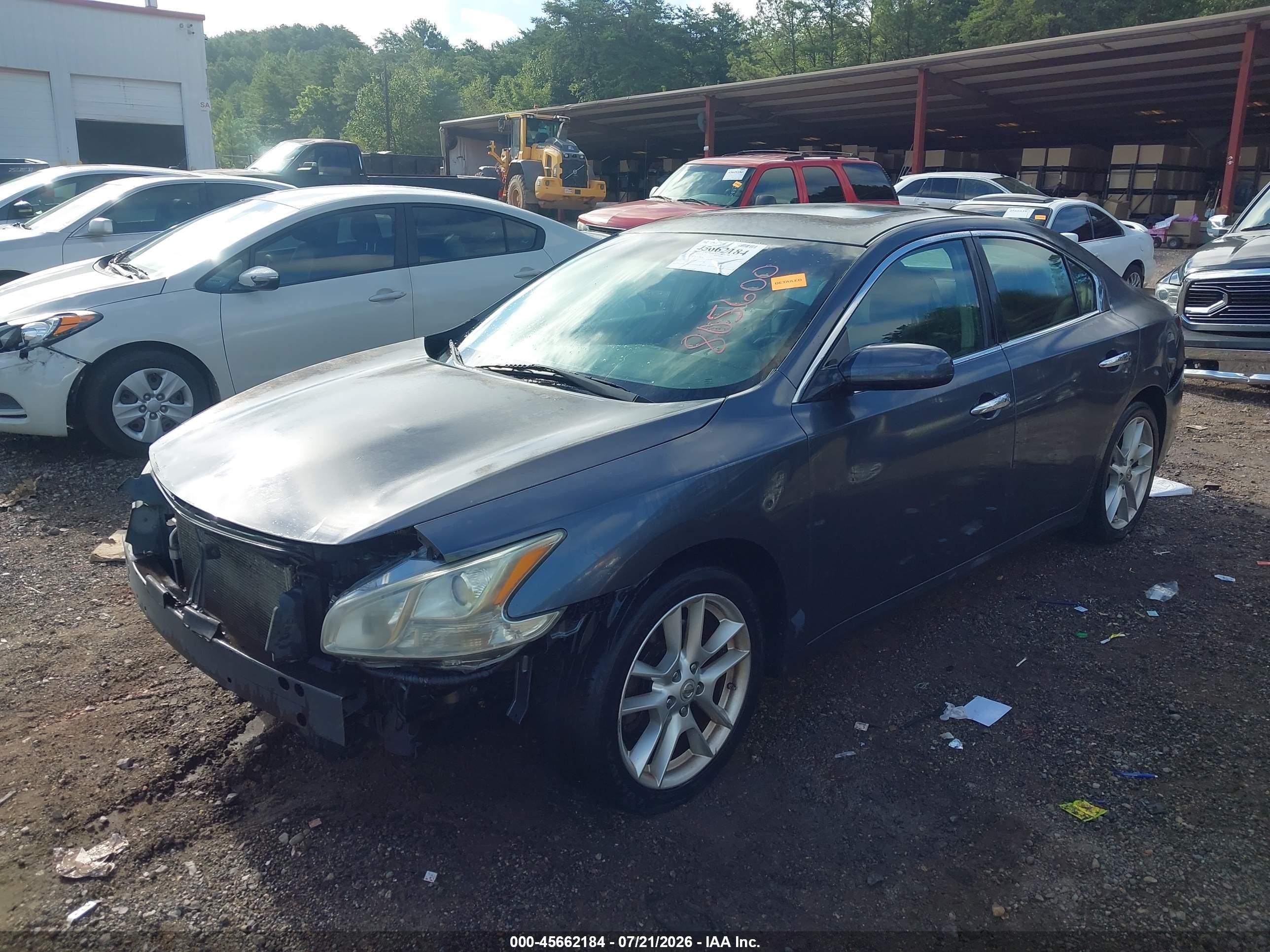 2009 Nissan Maxima 3.5 S Dark Blue vin: 1N4AA51E19C805600