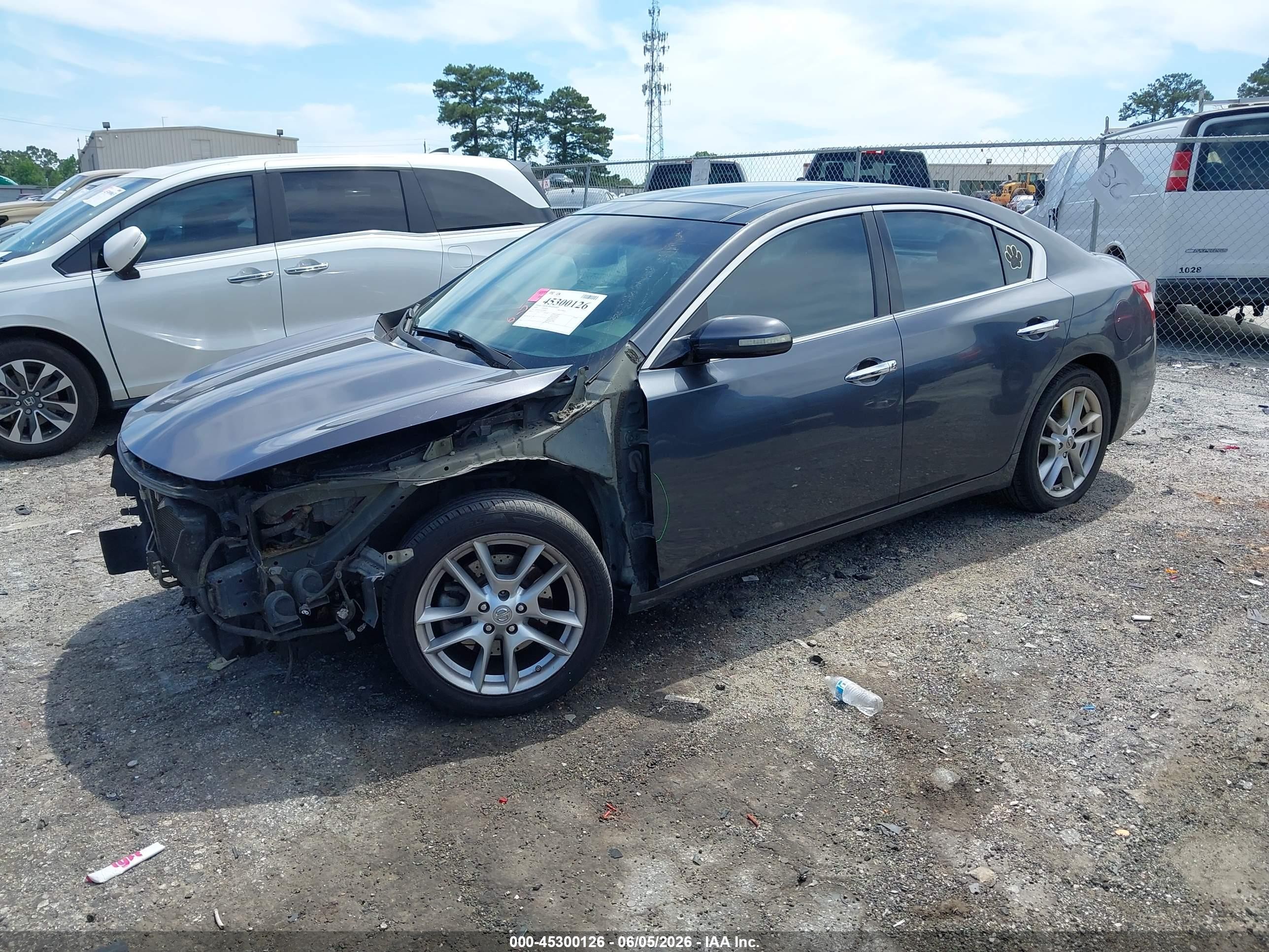 2009 Nissan Maxima 3.5 Sv Black vin: 1N4AA51E19C805628