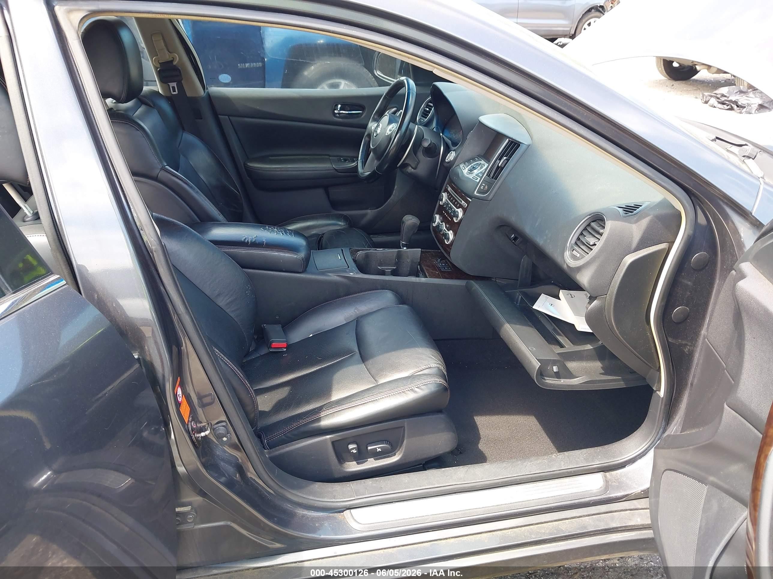 2009 Nissan Maxima 3.5 Sv Black vin: 1N4AA51E19C805628