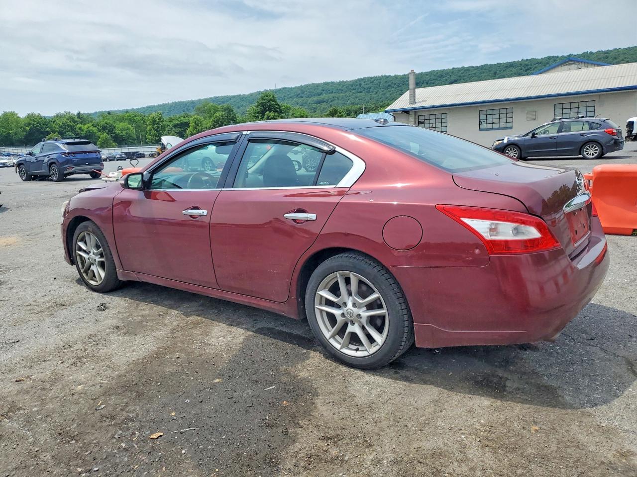 2009 Nissan Maxima 3.5 S Maroon vin: 1N4AA51E19C825166