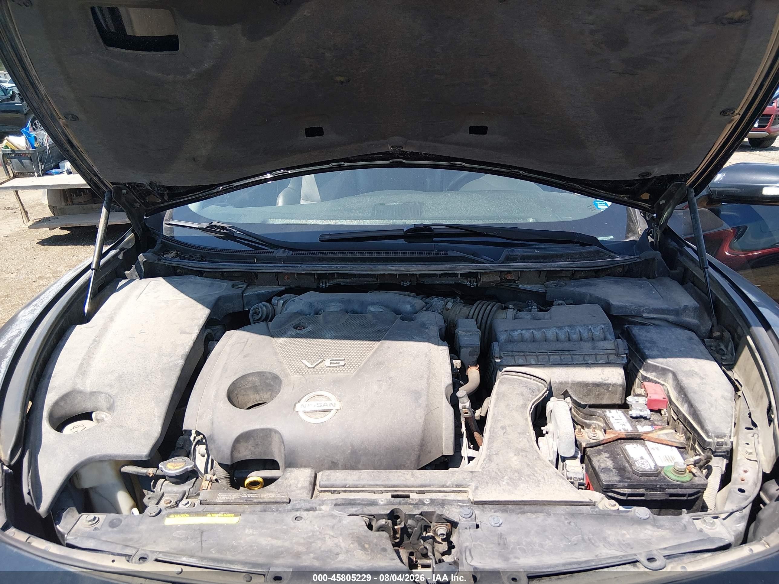 2009 Nissan Maxima 3.5 Sv Black vin: 1N4AA51E19C827239