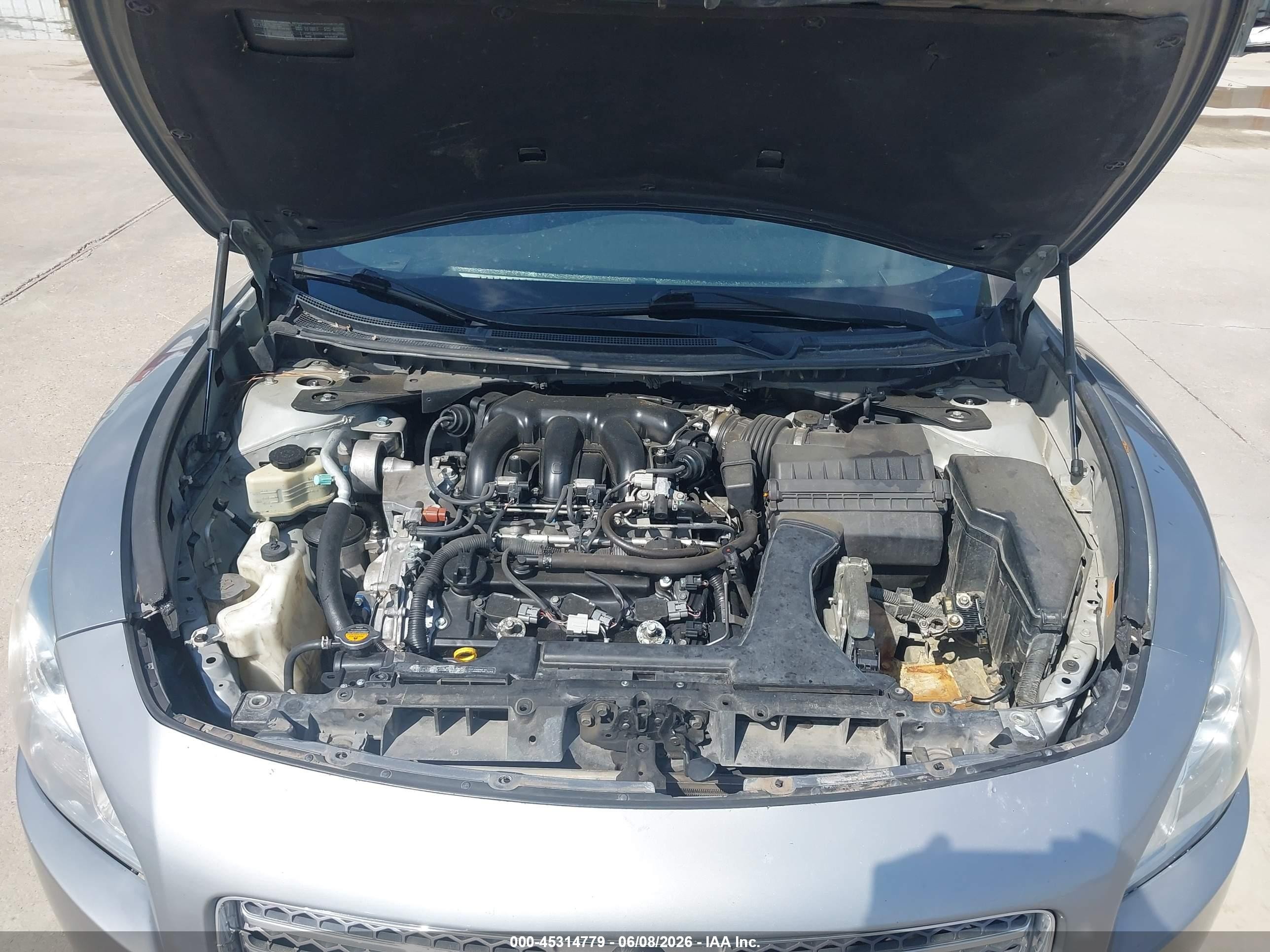 2009 Nissan Maxima 3.5 Sv Gray vin: 1N4AA51E19C831467