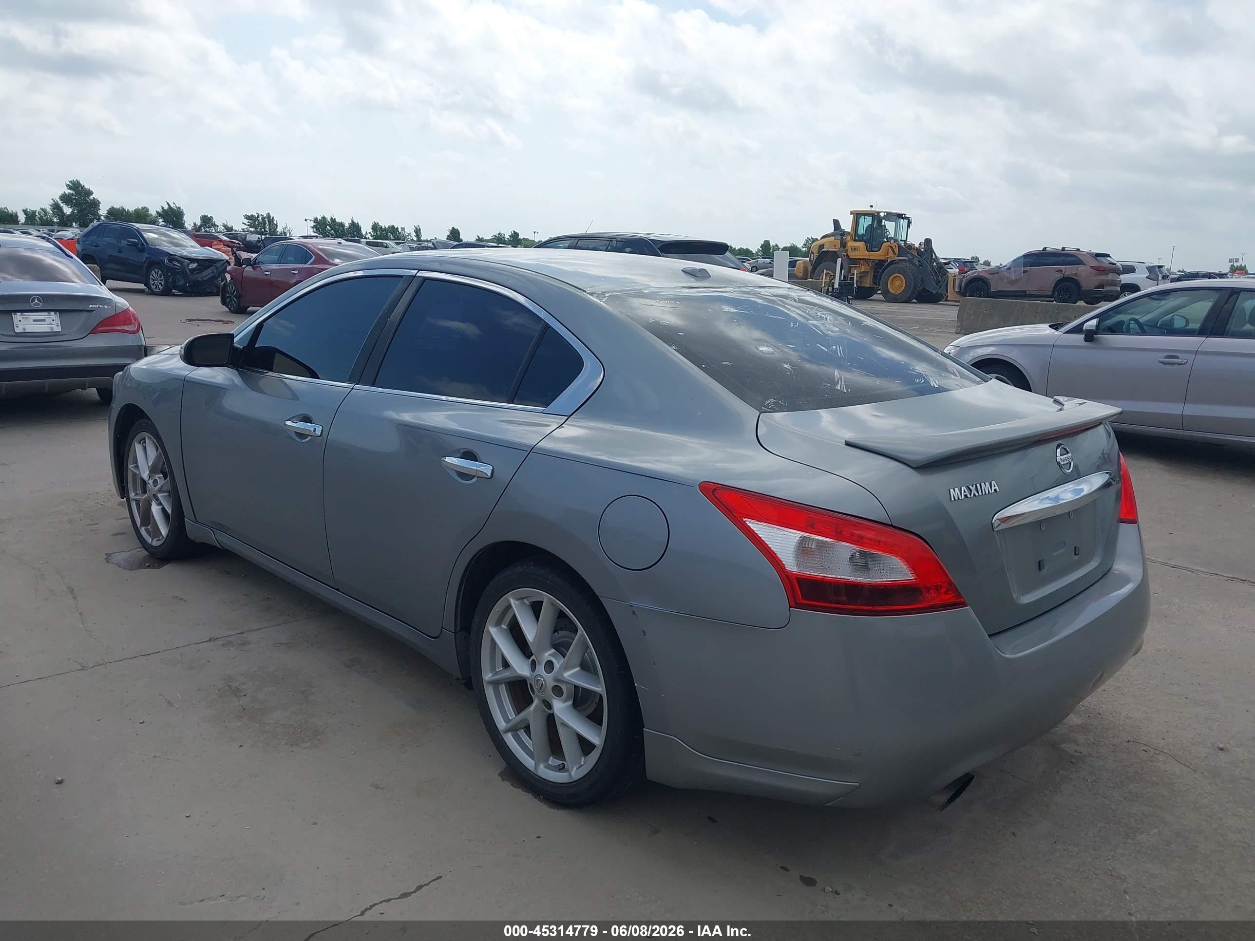2009 Nissan Maxima 3.5 Sv Gray vin: 1N4AA51E19C831467