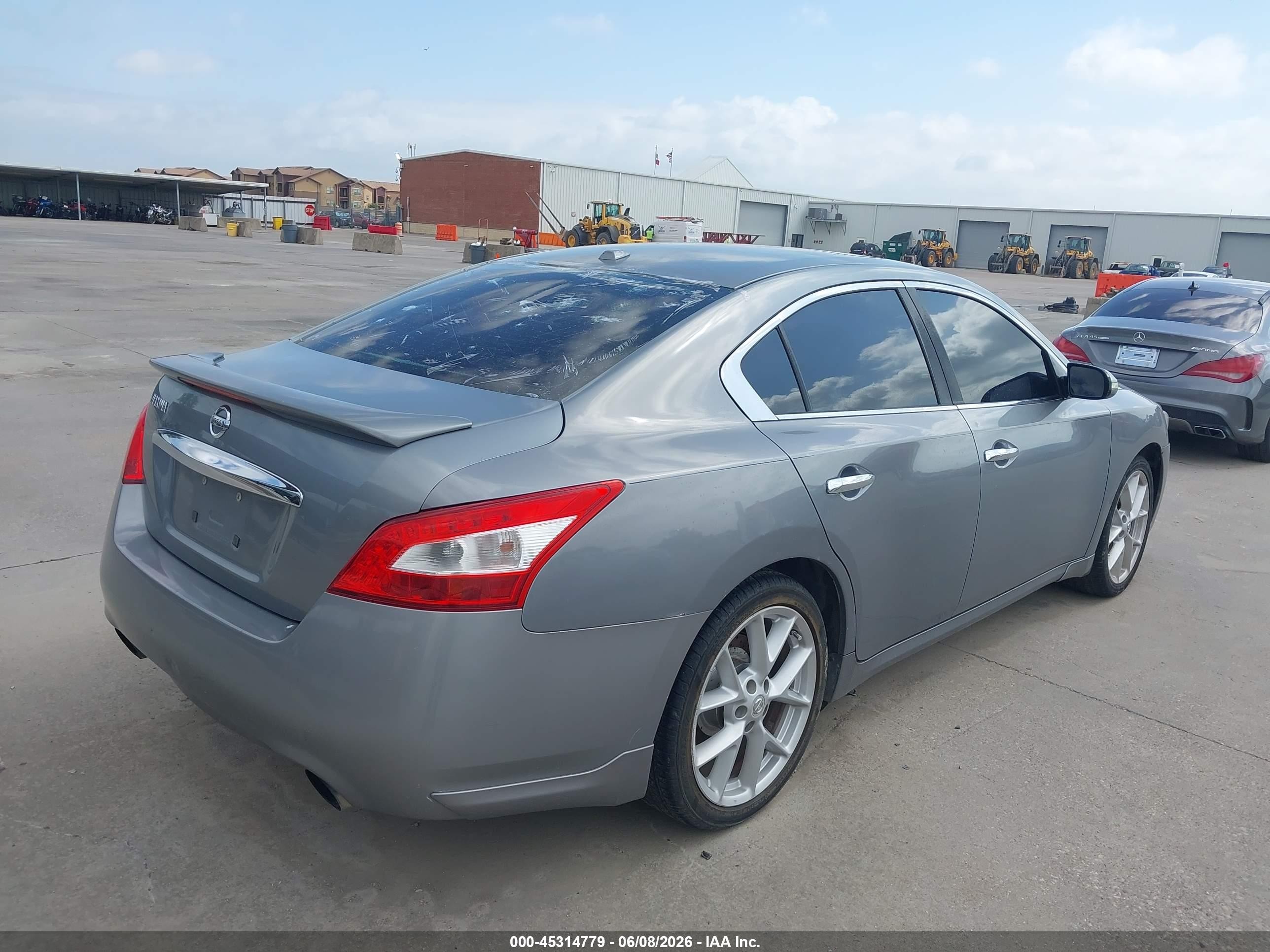2009 Nissan Maxima 3.5 Sv Gray vin: 1N4AA51E19C831467