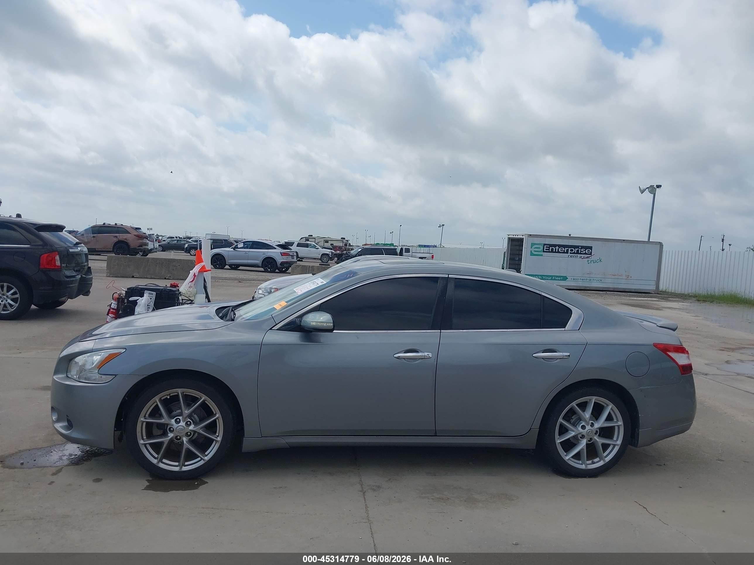 2009 Nissan Maxima 3.5 Sv Gray vin: 1N4AA51E19C831467