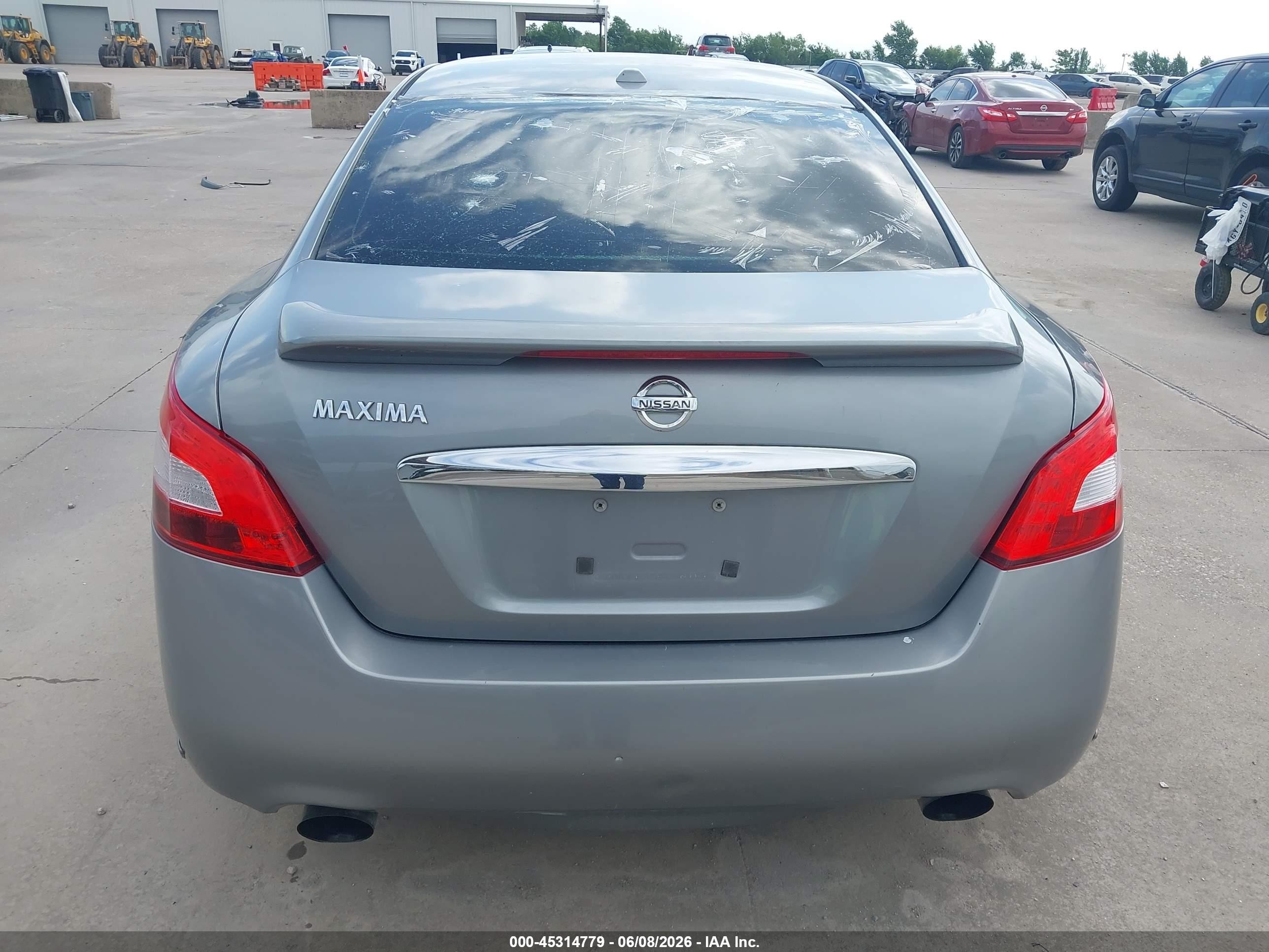 2009 Nissan Maxima 3.5 Sv Gray vin: 1N4AA51E19C831467